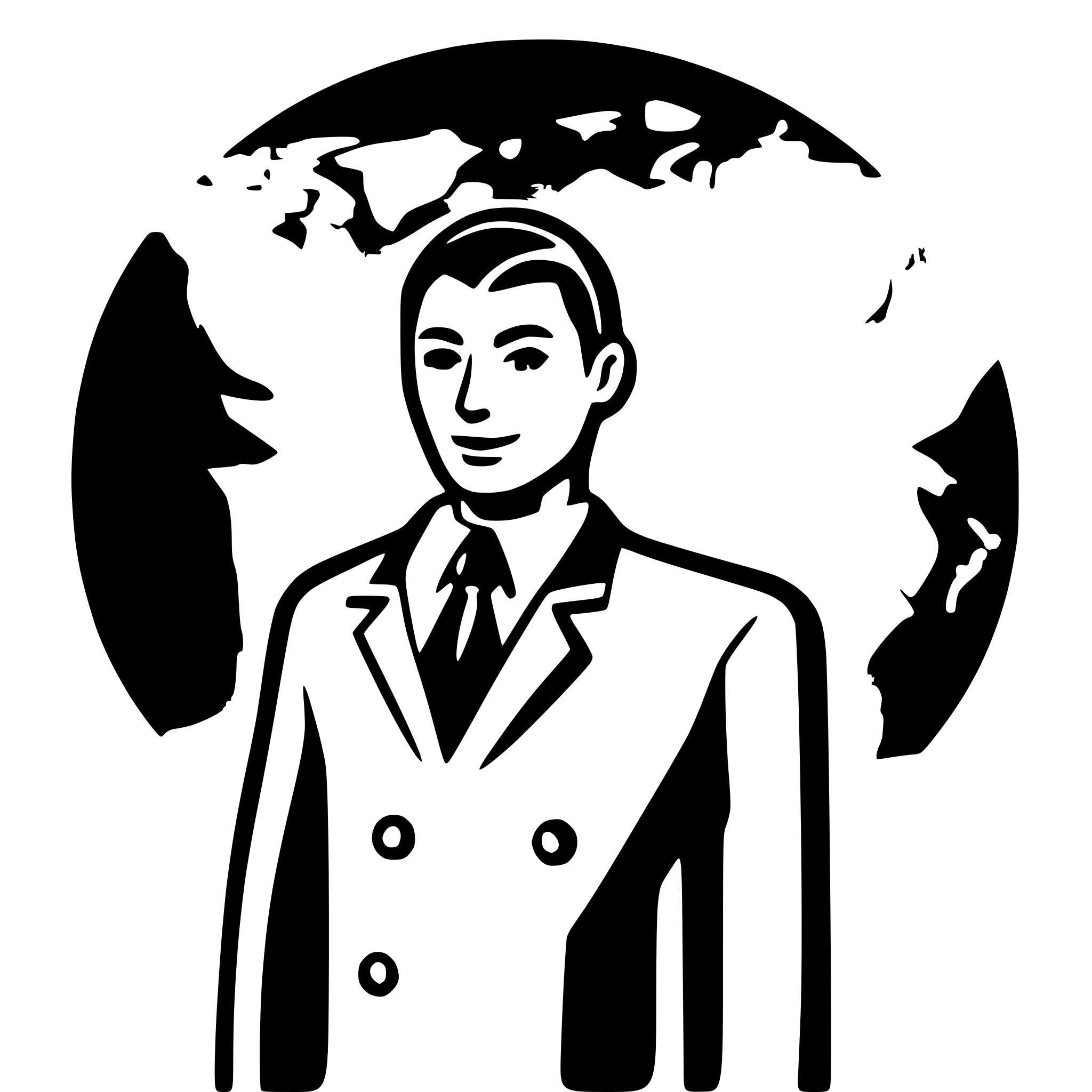 AI-generated SVG of a A detailed black and white vector illustration of a confident business leader standing in front of a stylized world map with highlighted trade connections. Around the figure, subtle elements like documents, a globe, financial charts, and a handshake icon symbolize strategic negotiations and international trade. The style is refined and clean, with fine vector strokes ensuring a professional look. AI-generated SVG of a A detailed black and white vector illustration of a confident business leader standing in front of a stylized world map with highlighted trade connections. Around the figure, subtle elements like documents, a globe, financial charts, and a handshake icon symbolize strategic negotiations and international trade. The style is refined and clean, with fine vector strokes ensuring a professional look.