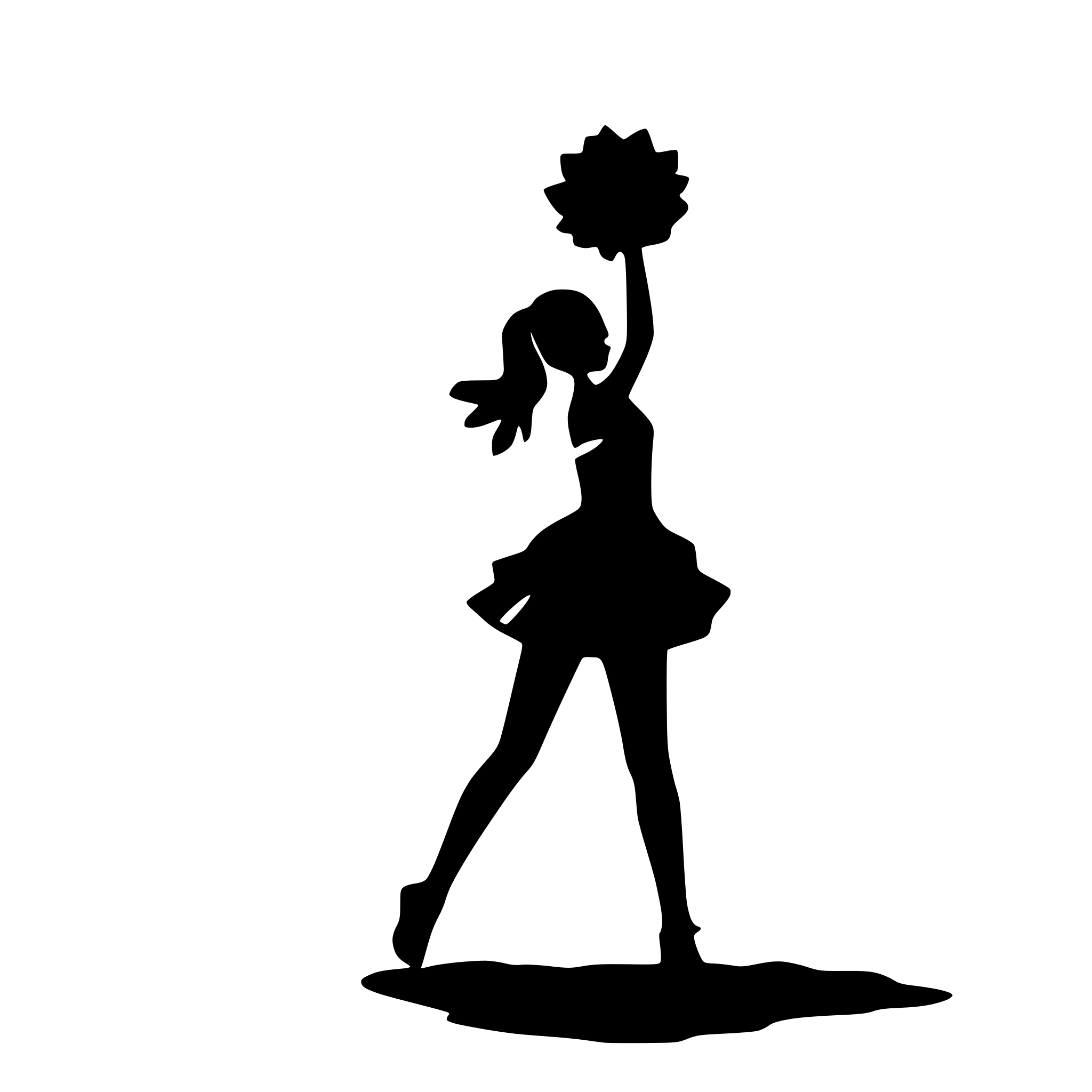 AI-generated SVG of 'cheerleader pom poms'