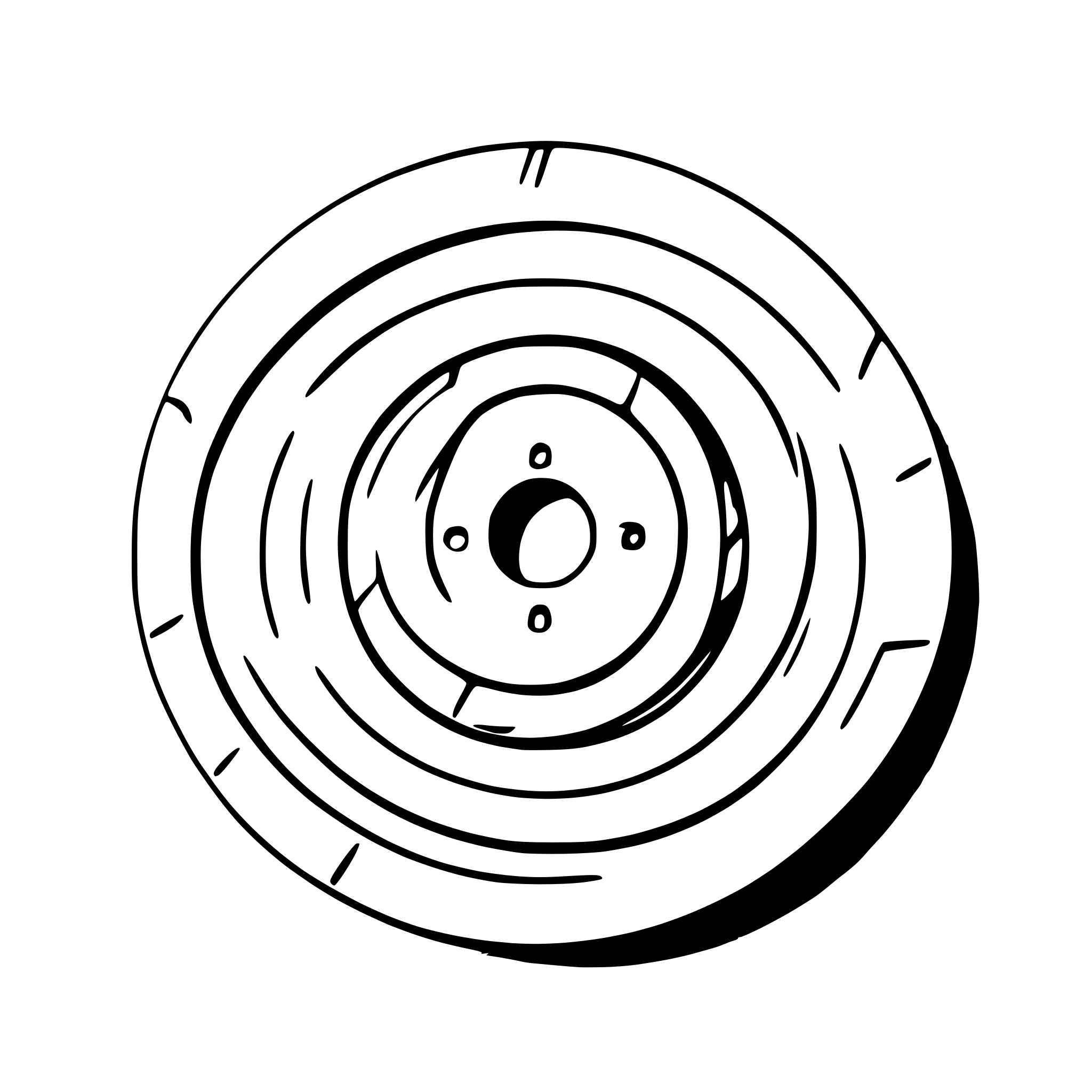 AI-generated SVG of 'Circular saw disk'