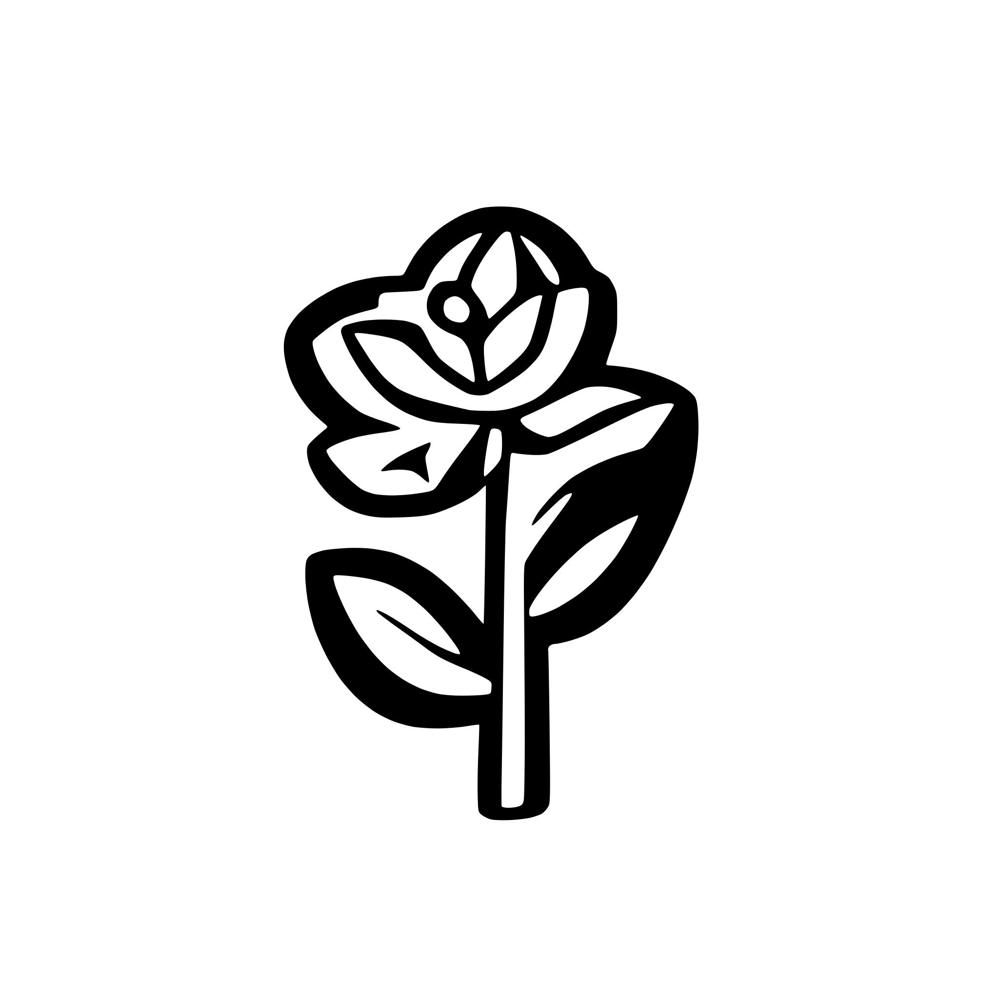 AI-generated SVG of 'flower icon'