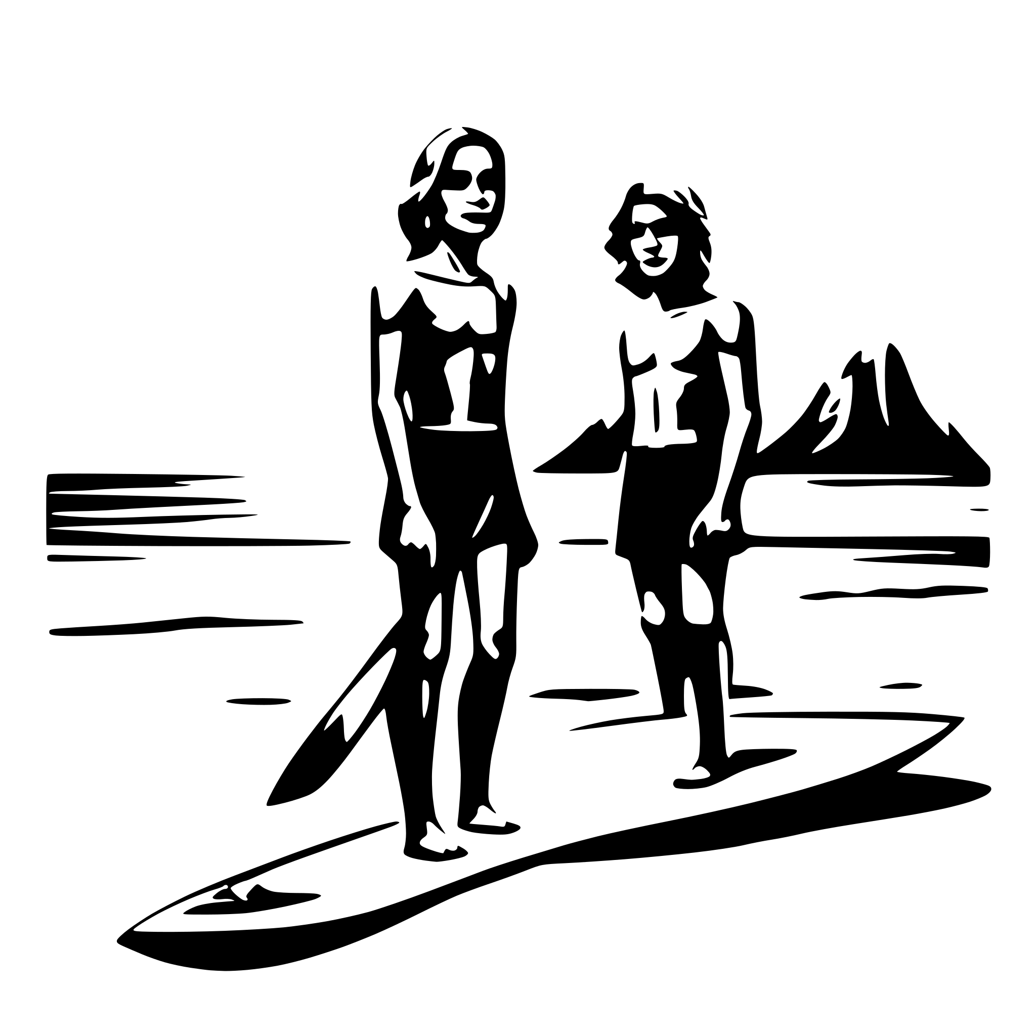 AI-generated SVG of 'surfer in the beach'