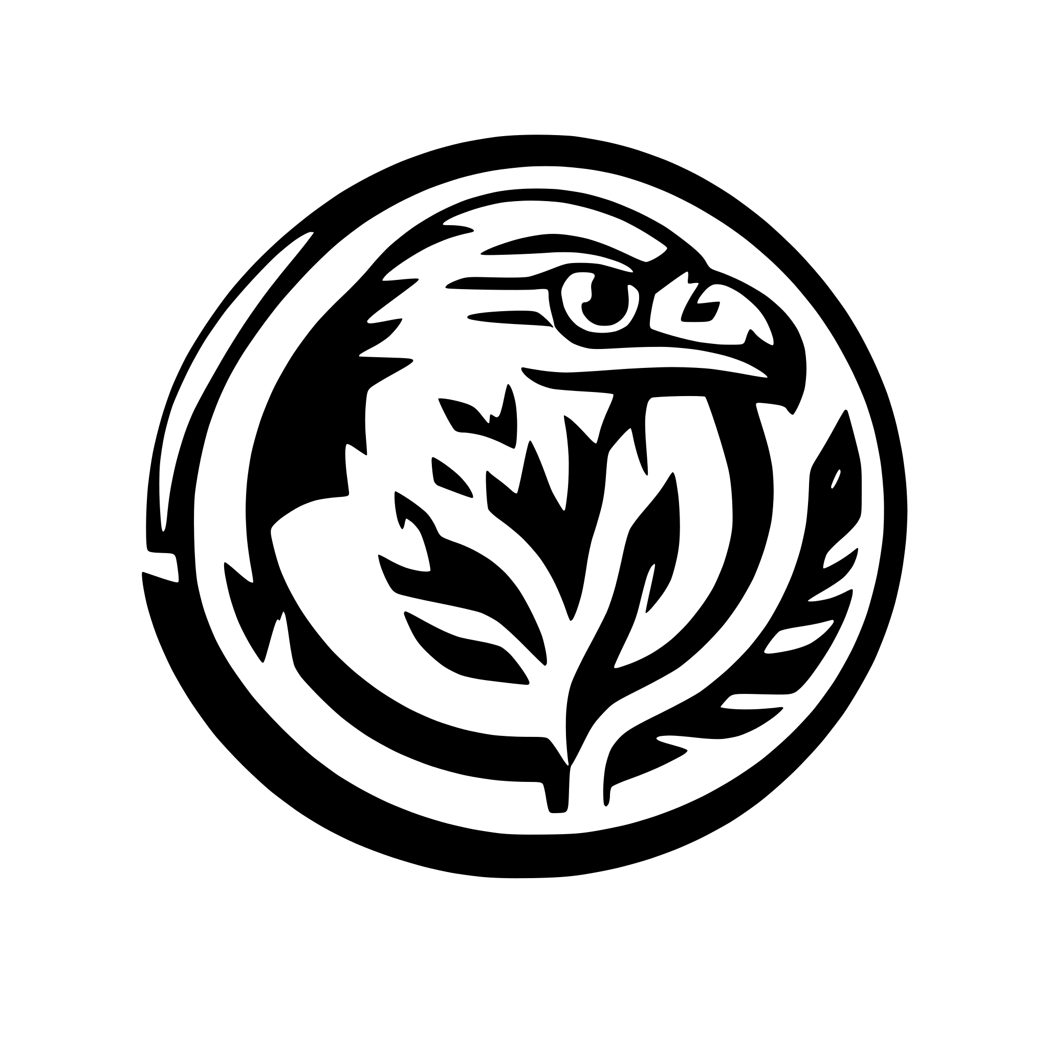 AI-generated SVG of a hawk