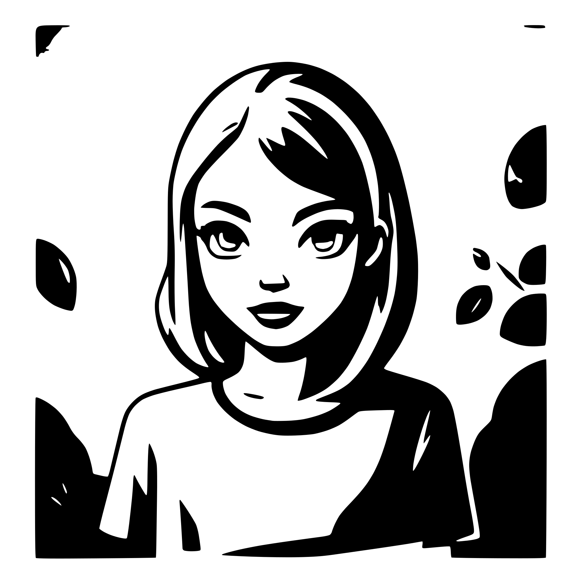 AI-generated SVG of 'final girl text logo'