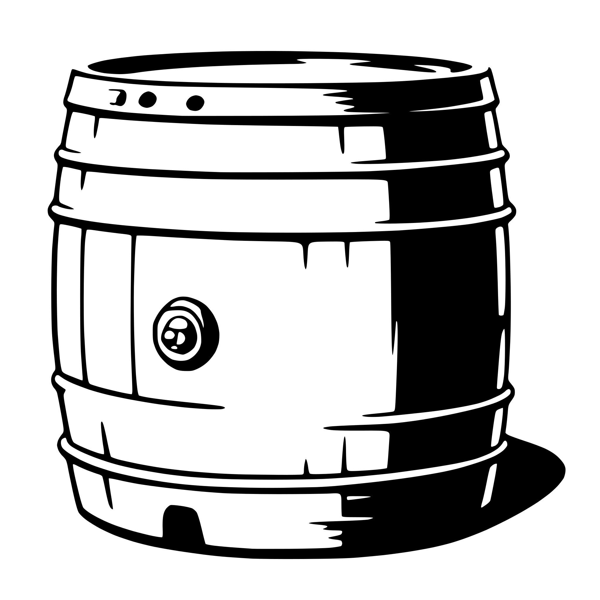 AI-generated SVG of 'barrel'