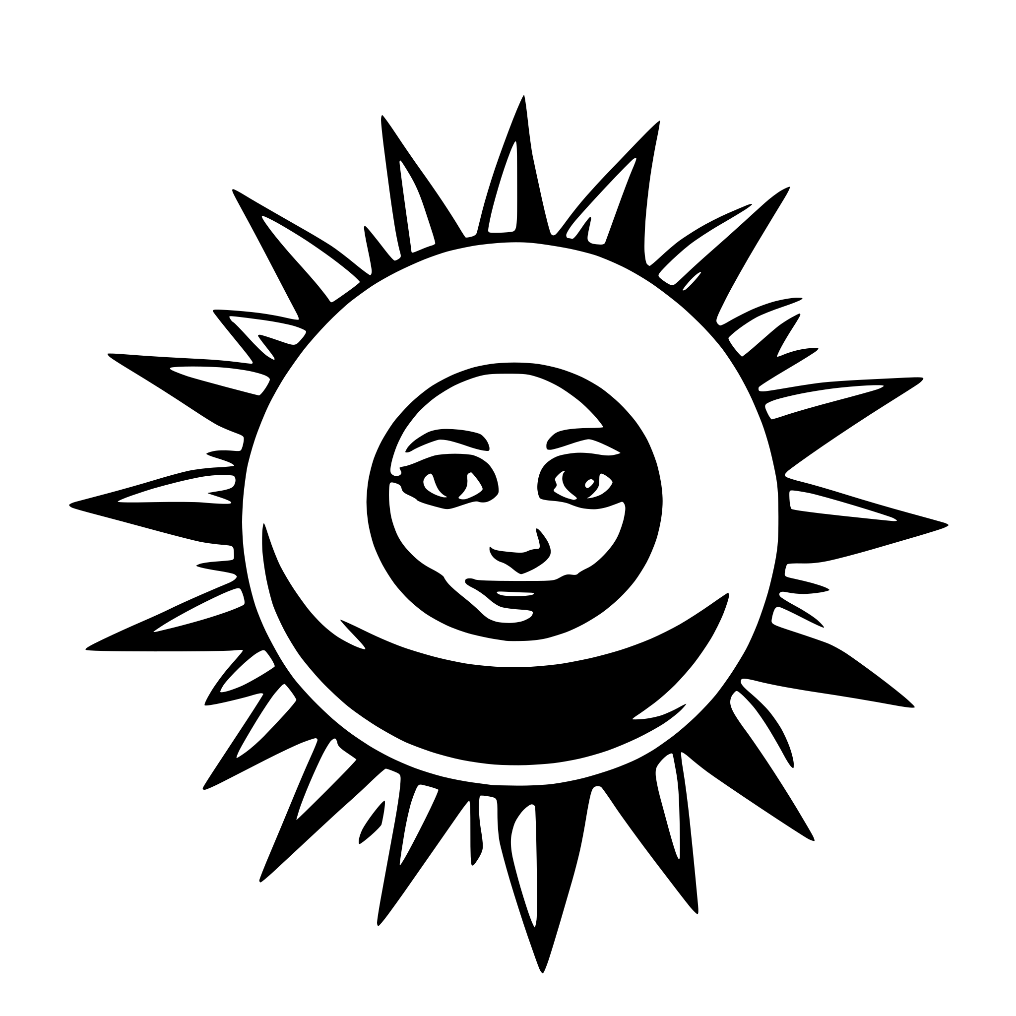 AI-generated SVG of 'sun 2d'