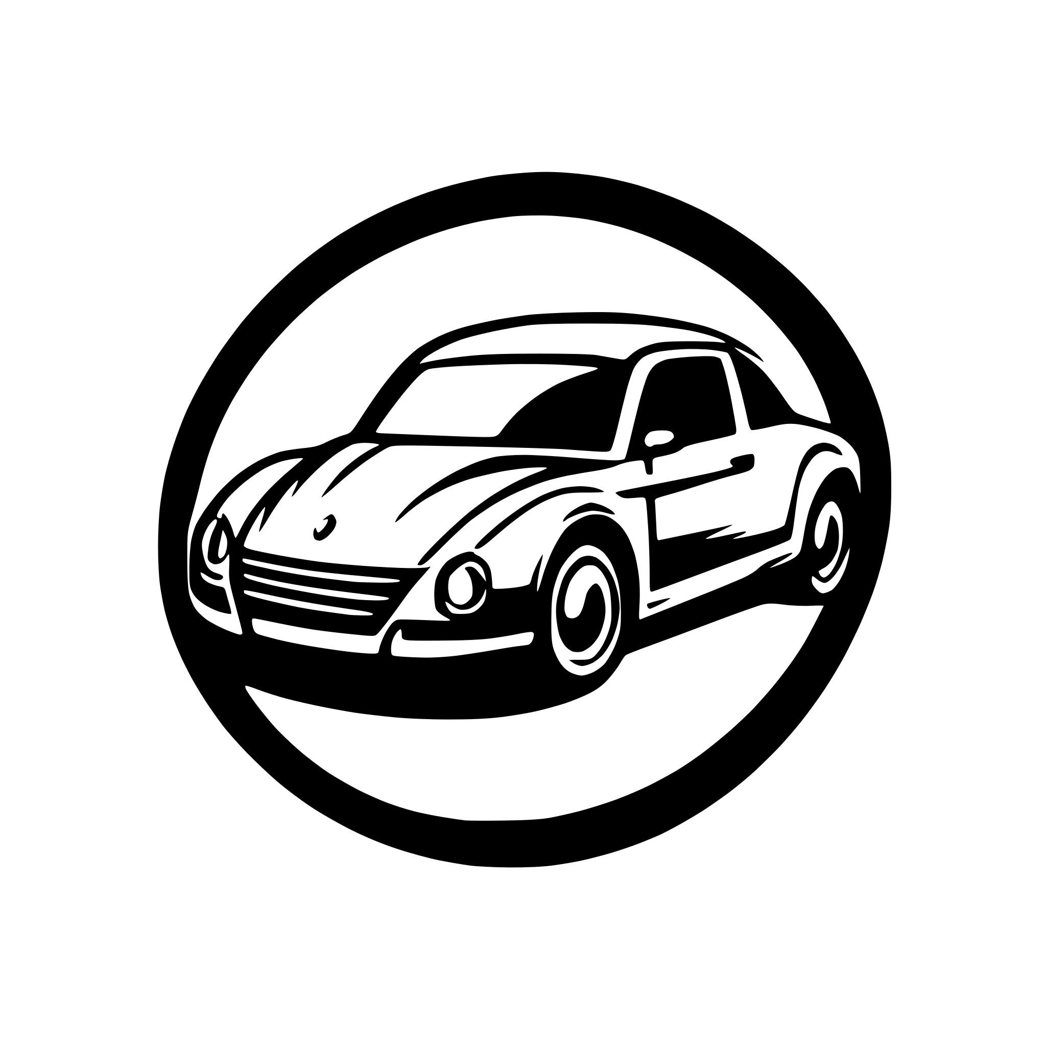 AI-generated SVG of a car