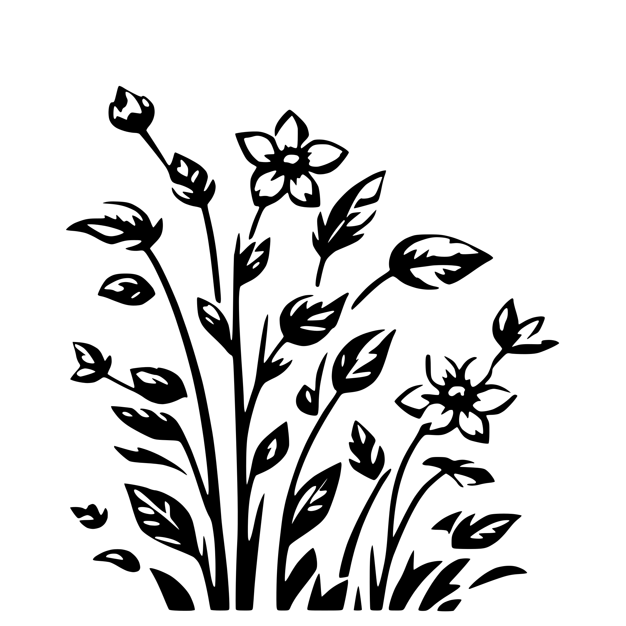 AI-generated SVG of 'rolse floral divider'