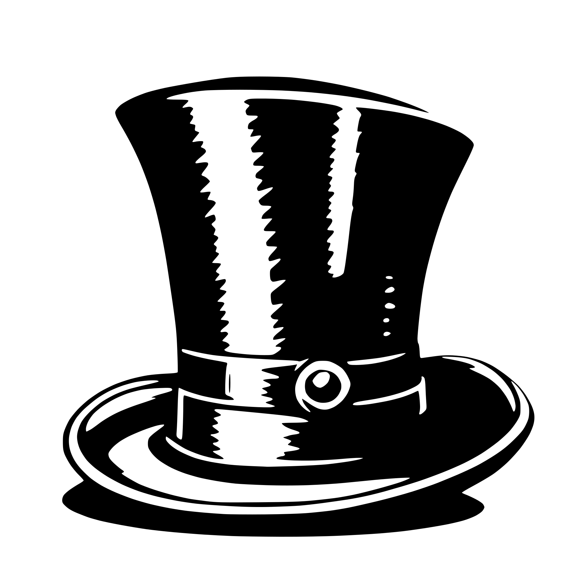 AI-generated SVG of 'carnival hat'