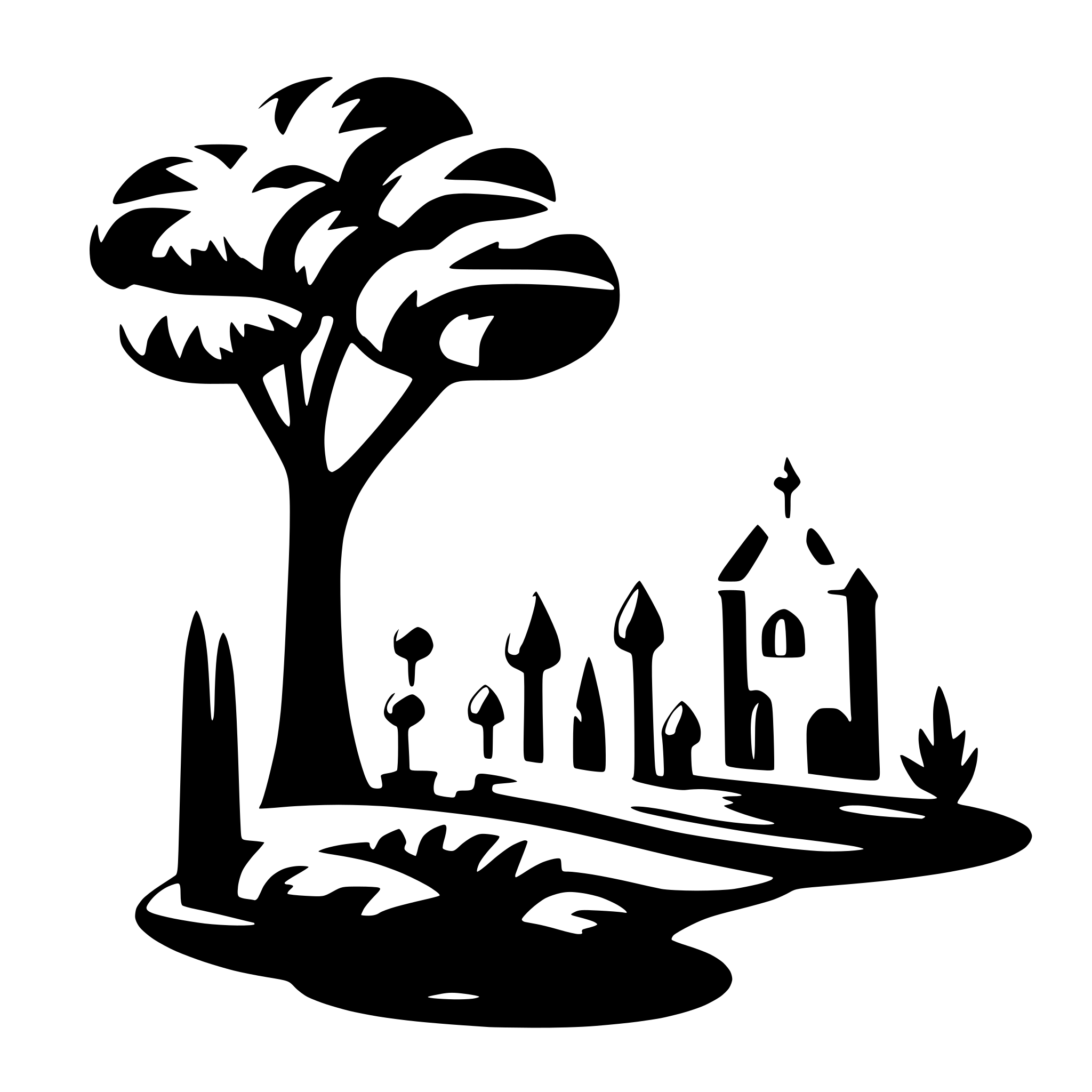 AI-generated SVG of 'آثار طين جاف'