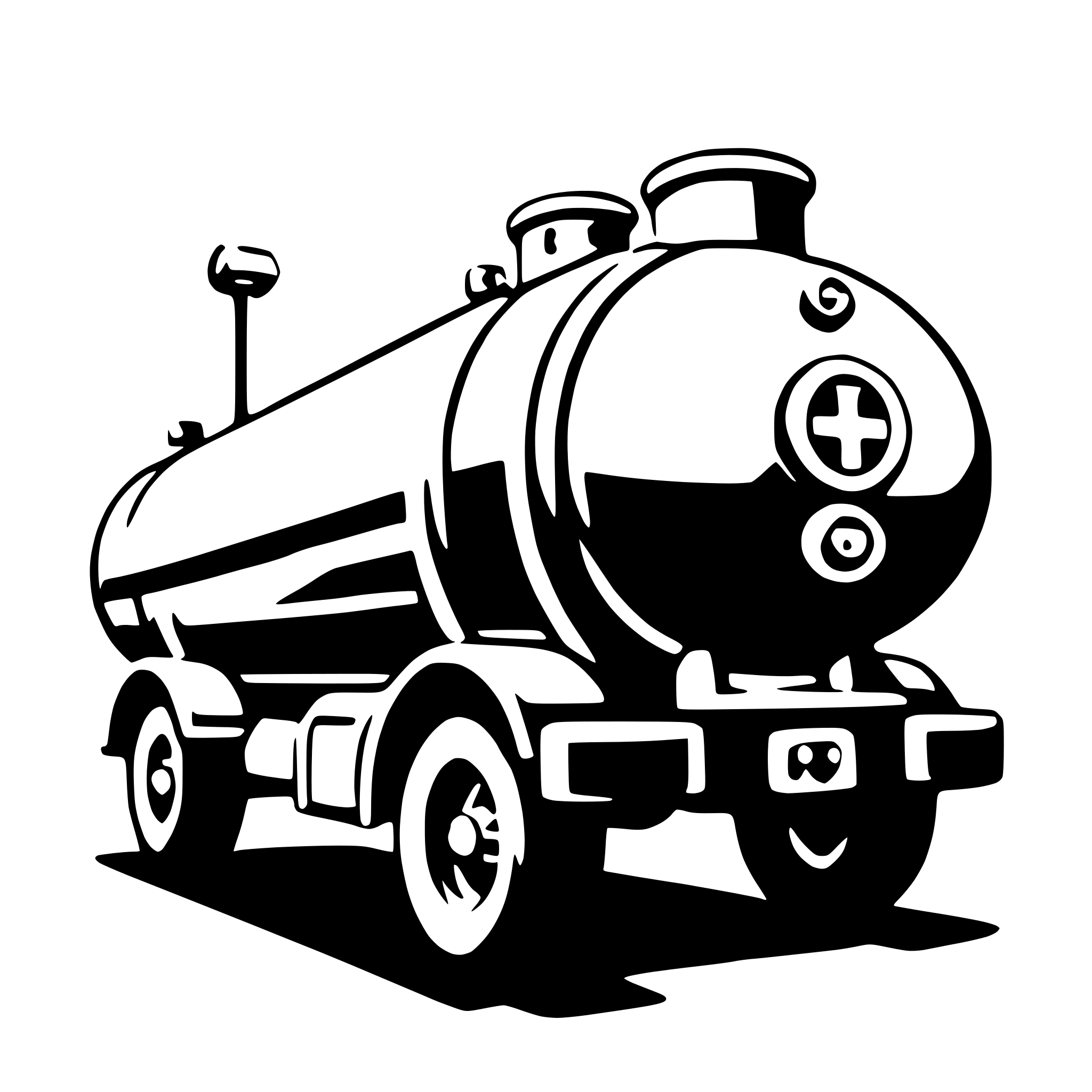 AI-generated SVG of 'tanker truck'