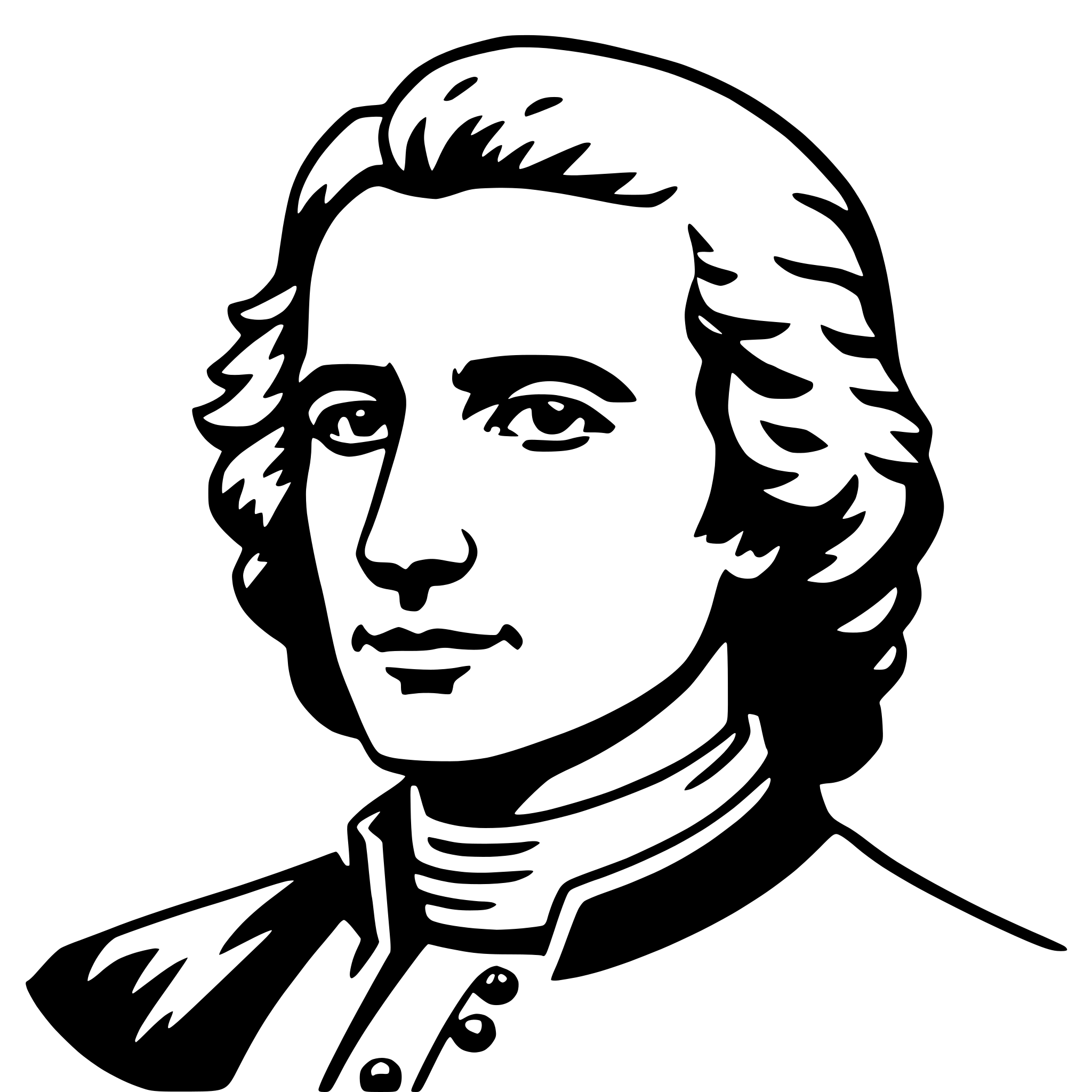 AI-generated SVG of a jean-jacques rousseau