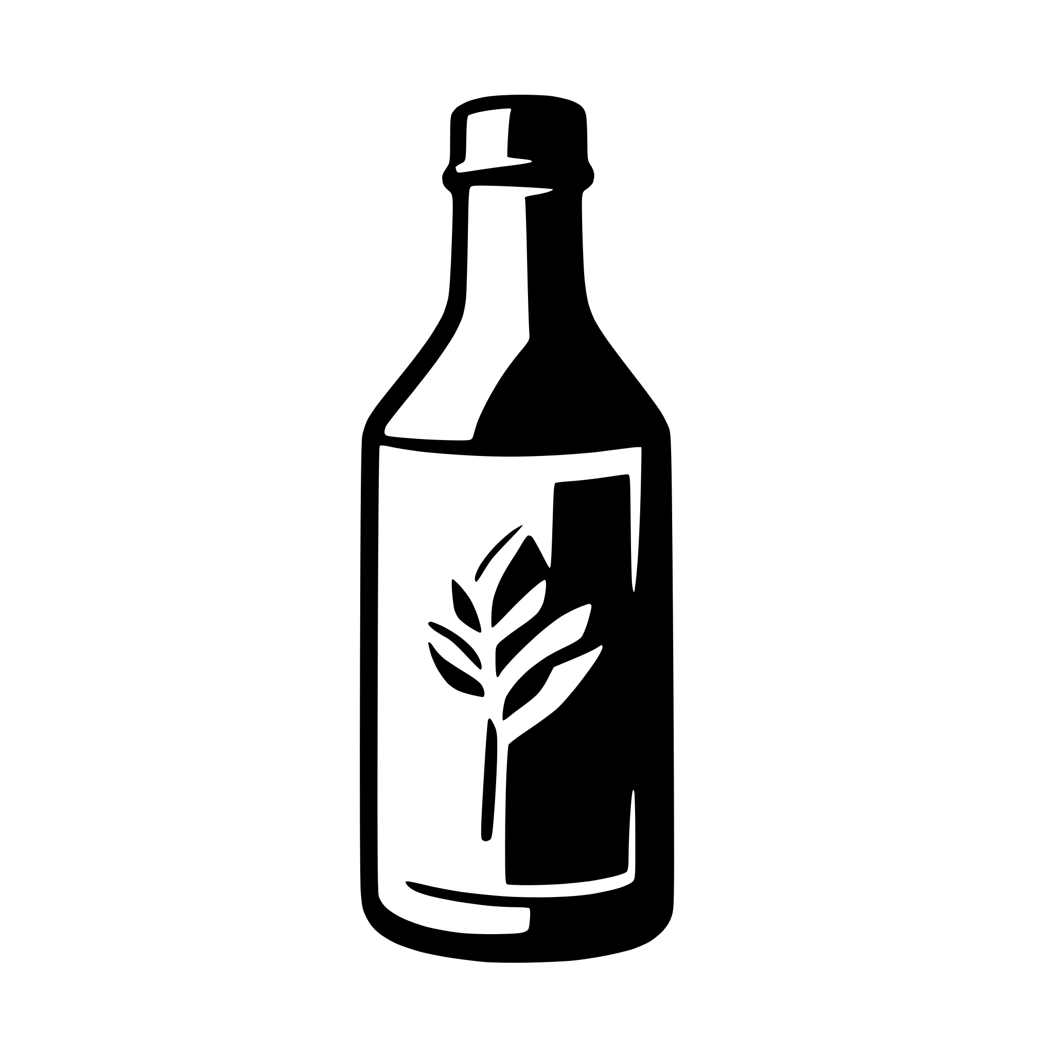 AI-generated SVG of 'bottle of vinegar'