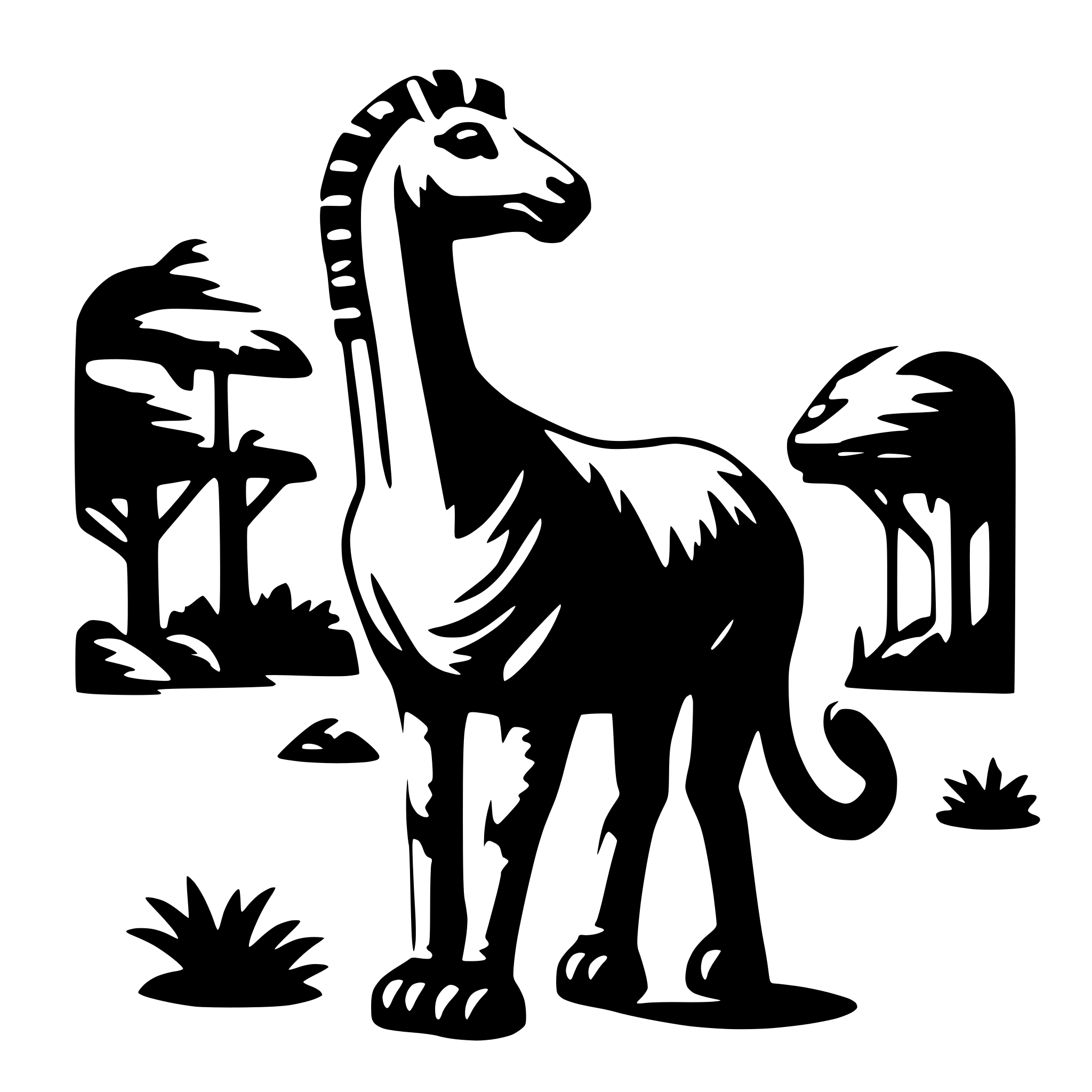 AI-generated SVG of a zoo animal