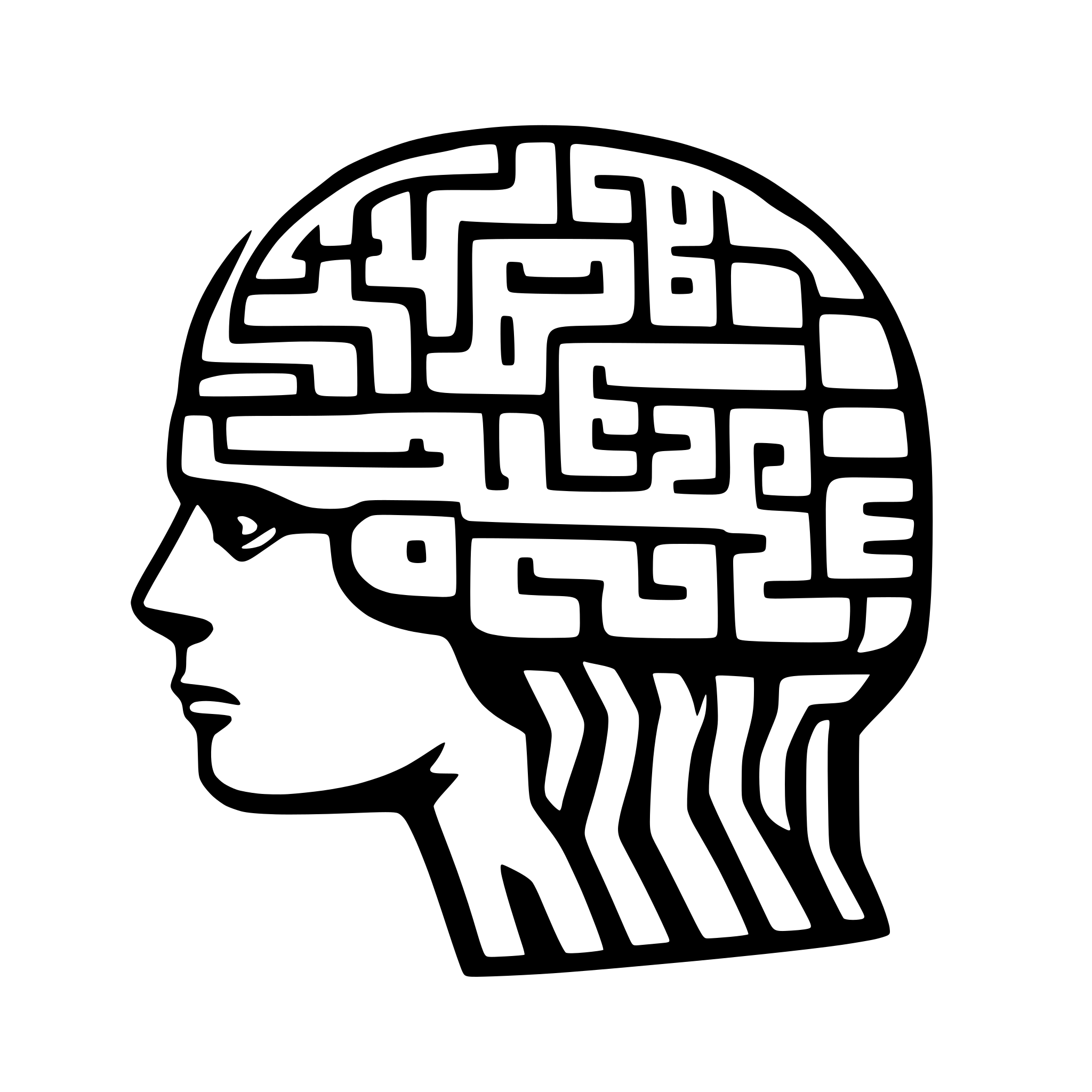 AI-generated SVG of 'brain, pixel art'