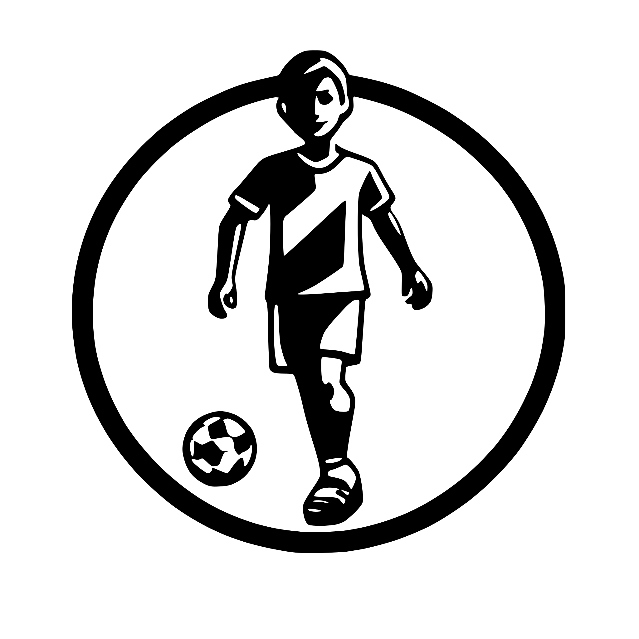 AI-generated SVG of a soccer player