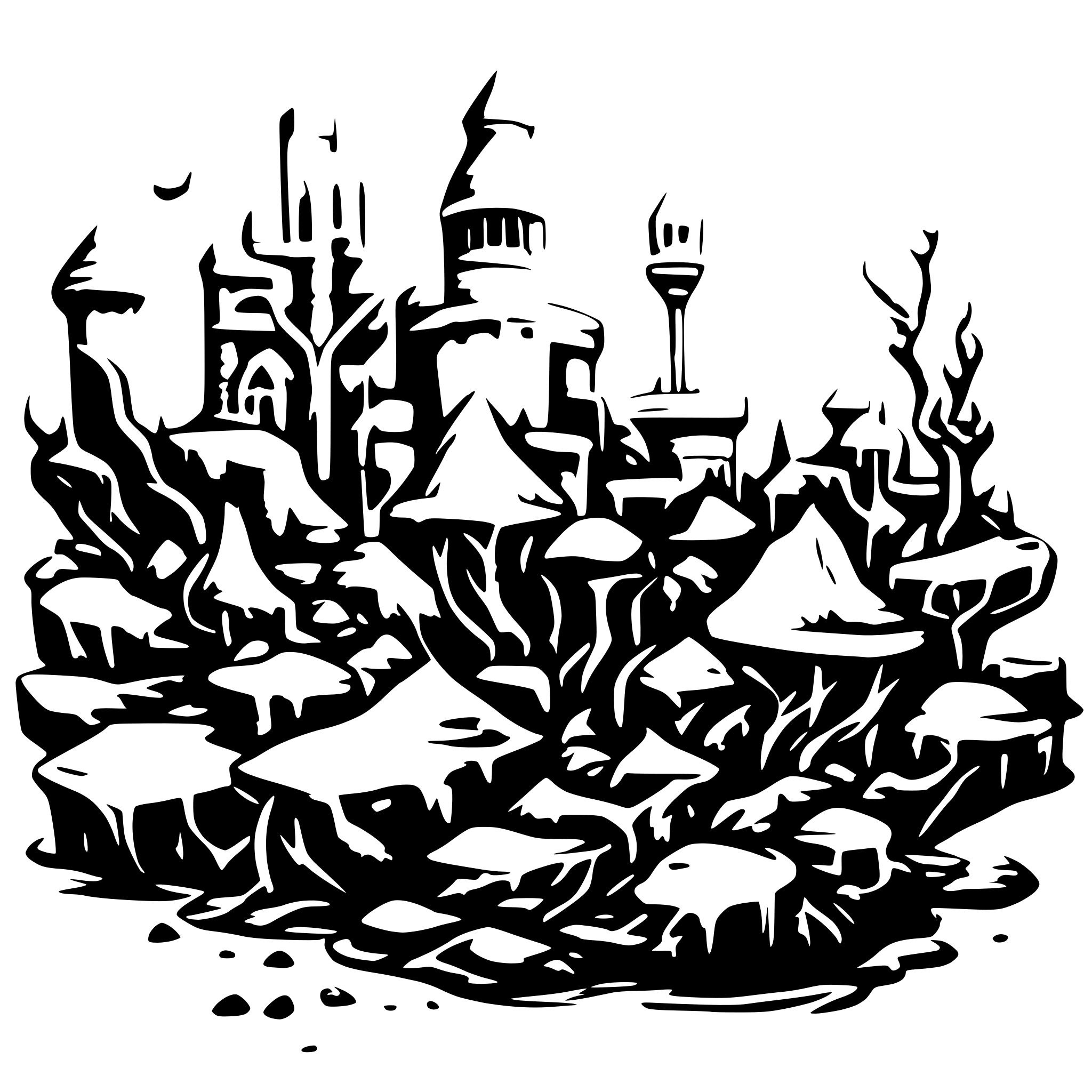 AI-generated SVG of a destruction brings new life