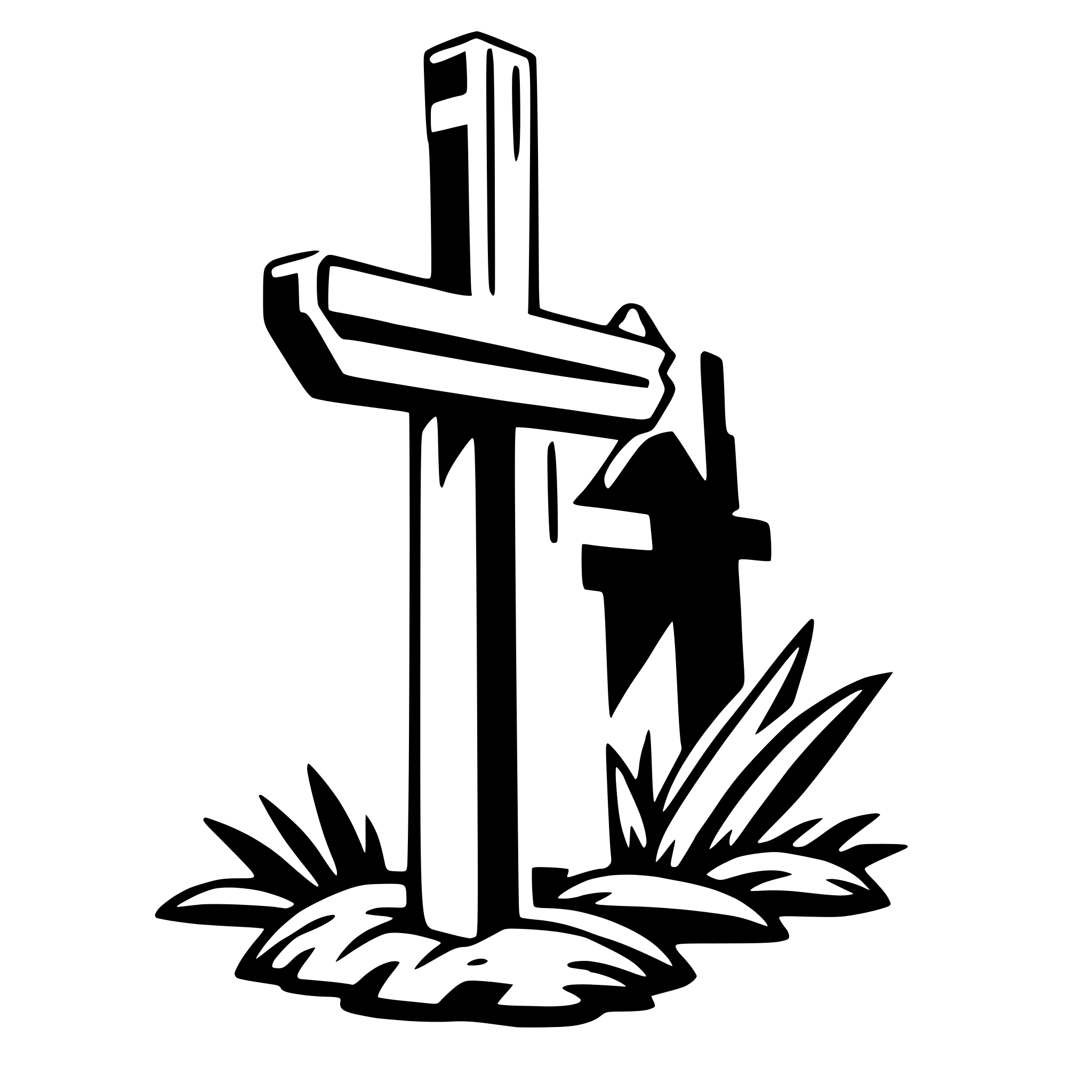 AI-generated SVG of a good friday