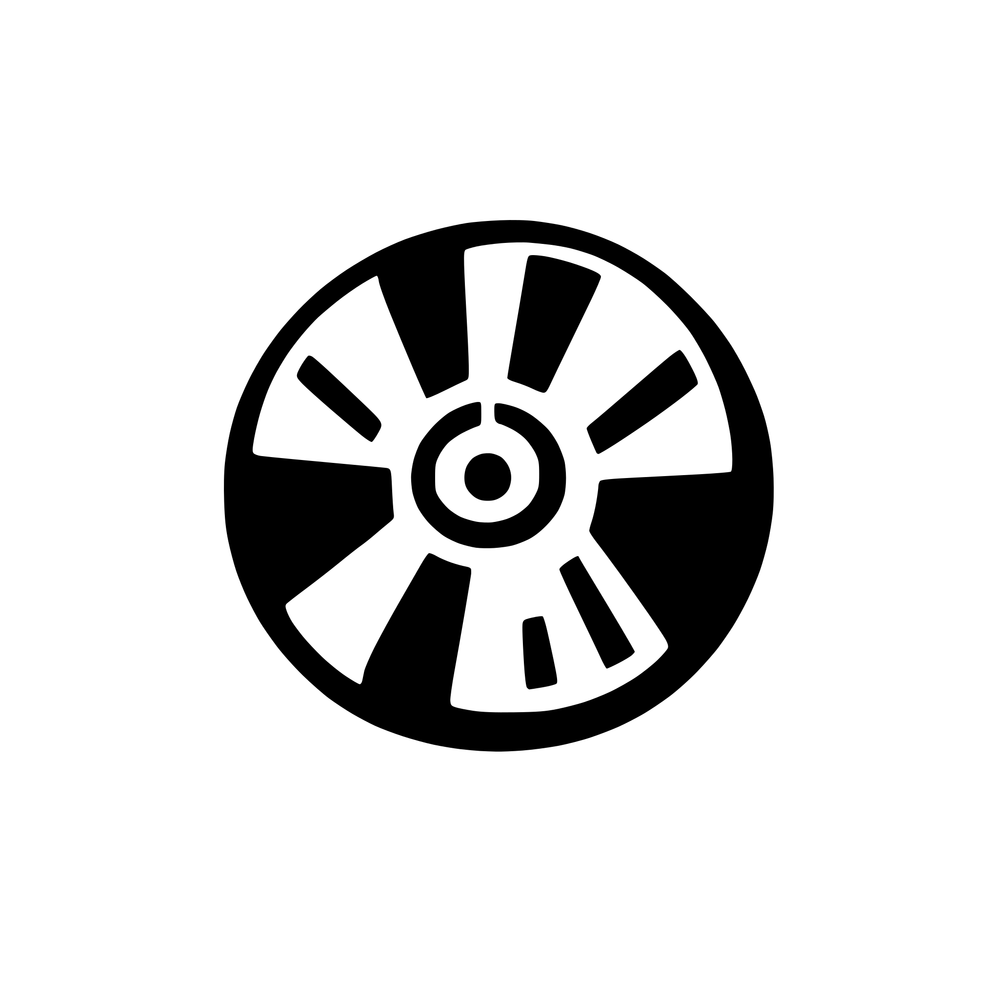 AI-generated SVG of a radioactivity icon