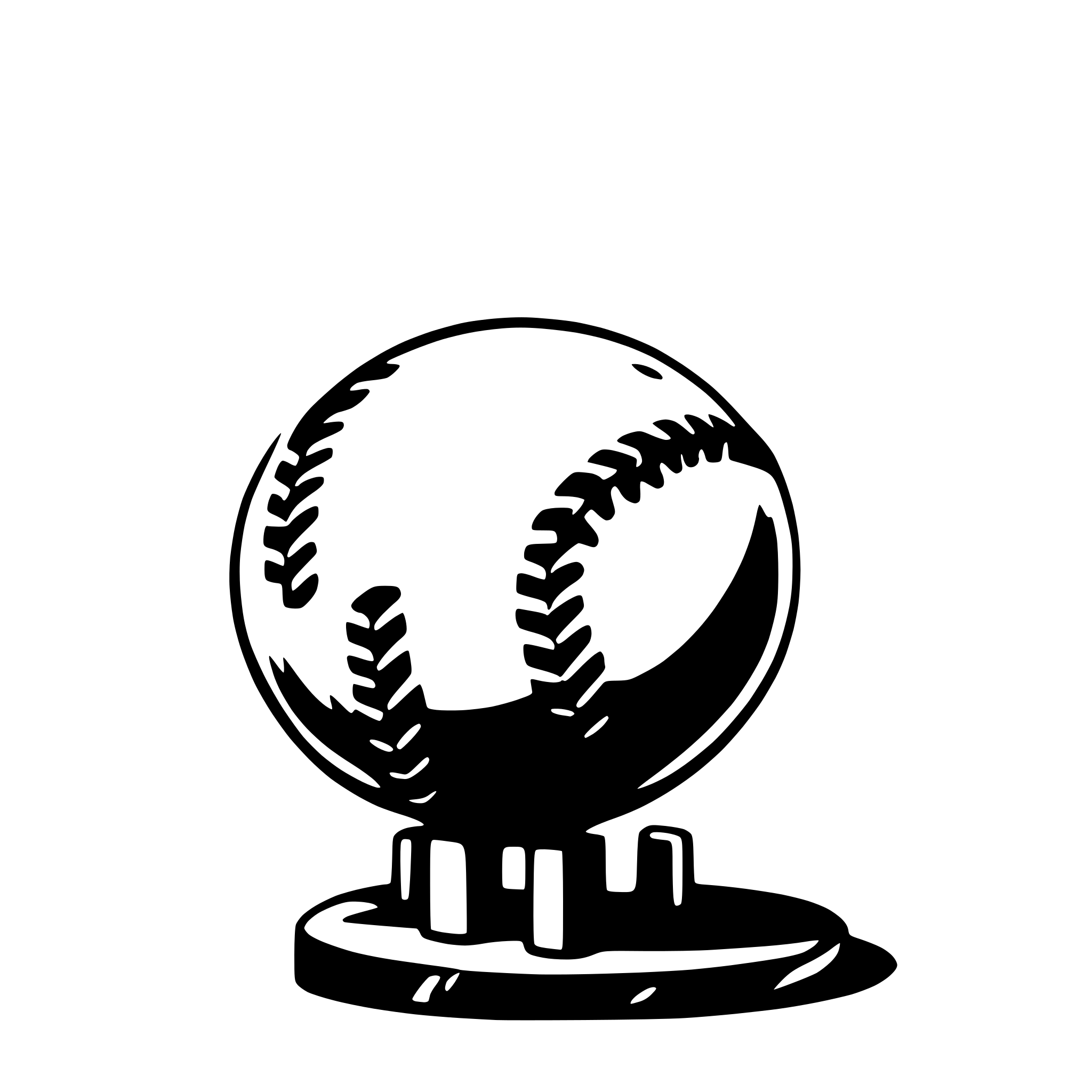 AI-generated SVG of 'baseball'
