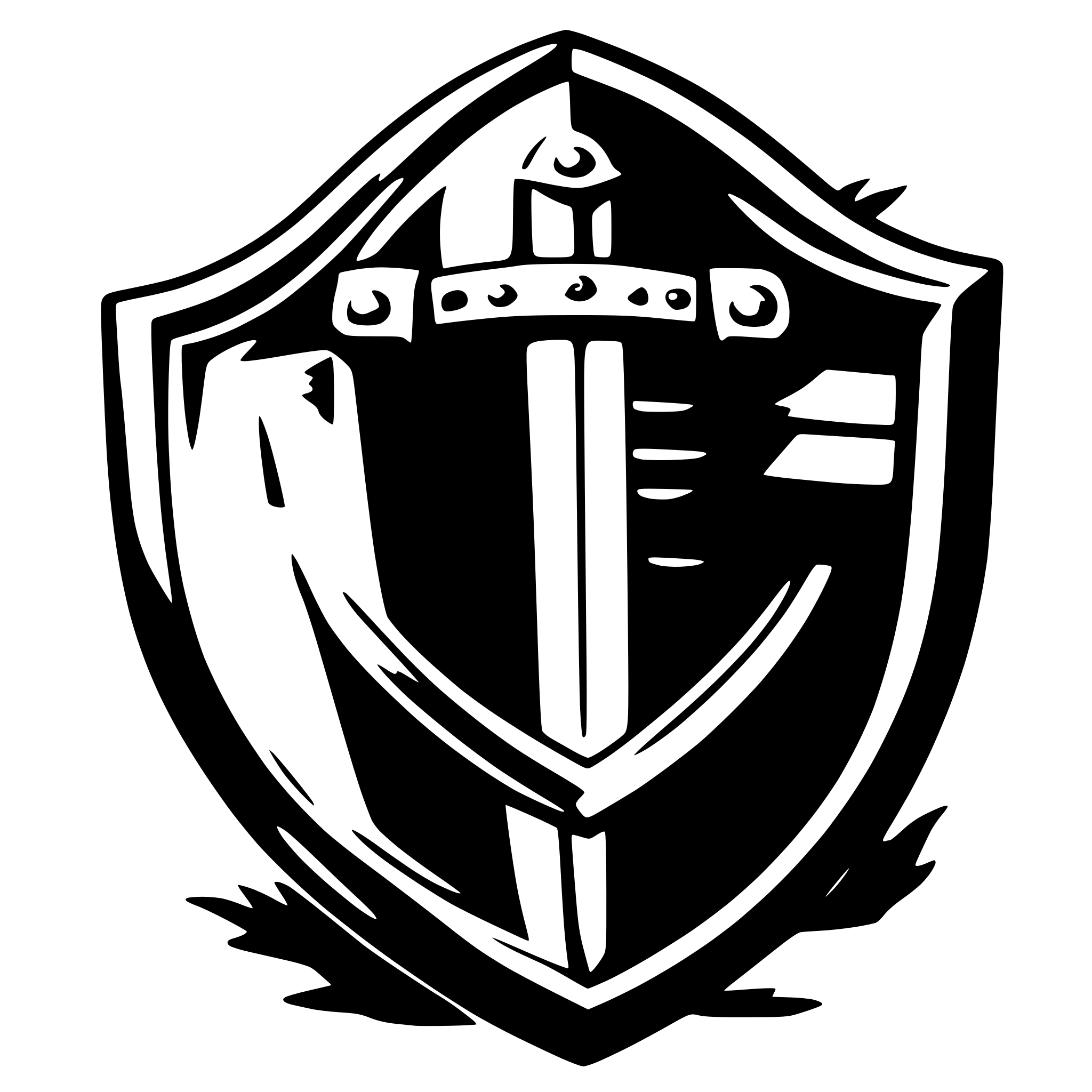 AI-generated SVG of 'shield knight'
