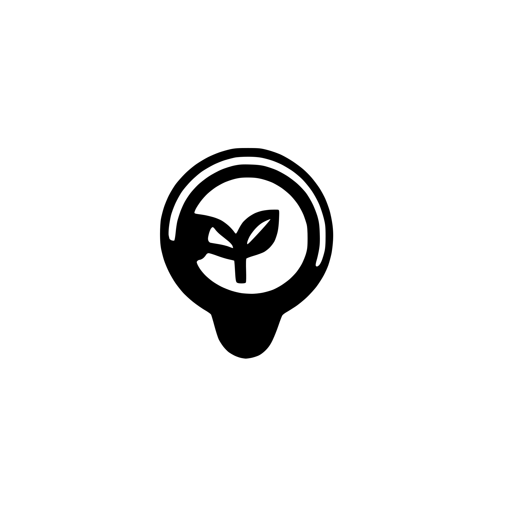 AI-generated SVG of a location icon fully black filled
