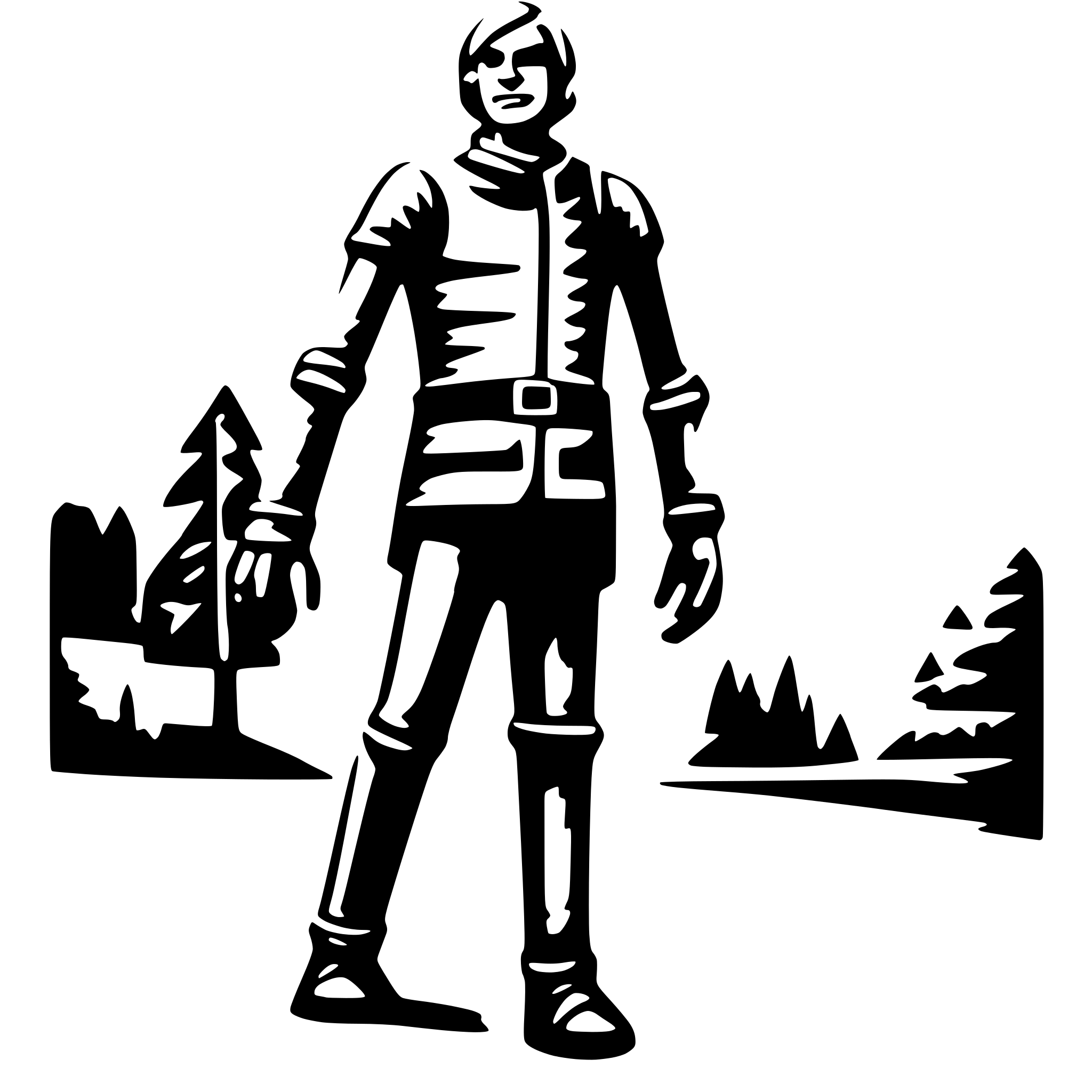 AI-generated SVG of a Giant man