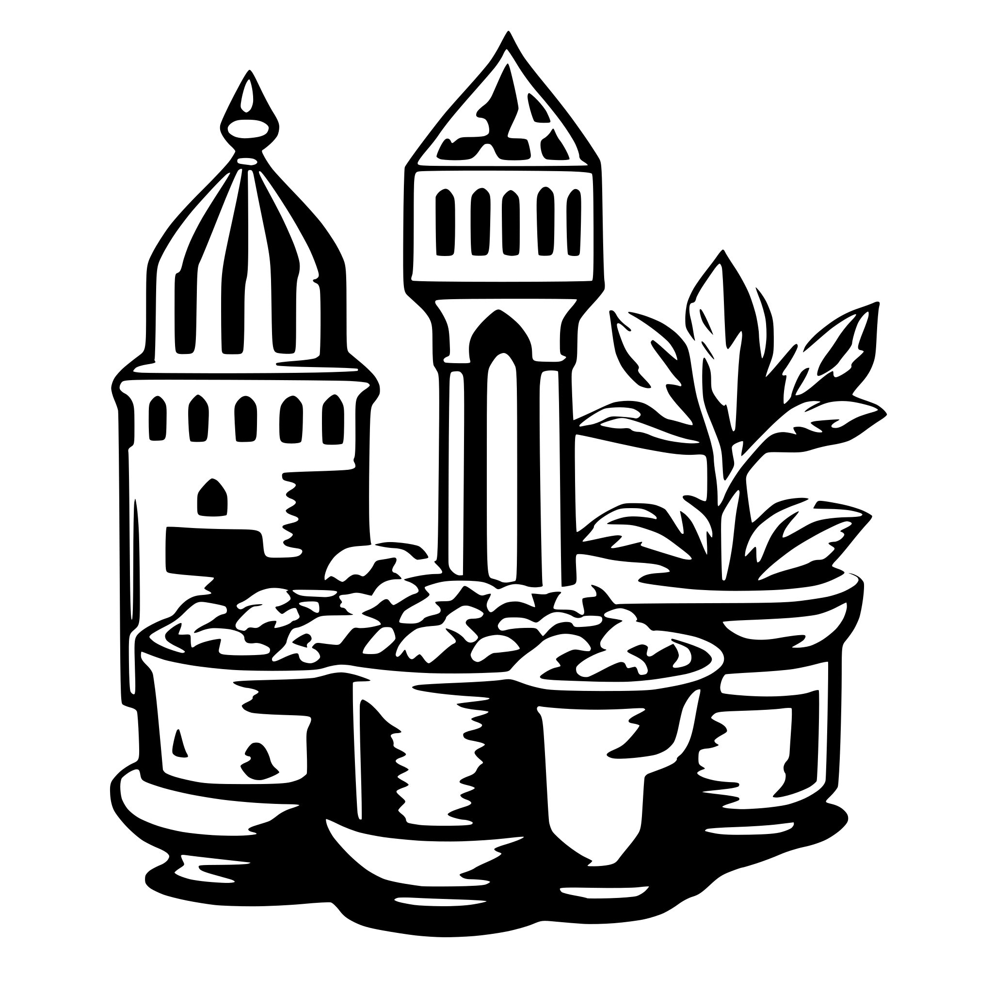 AI-generated SVG of a morocain khemissa