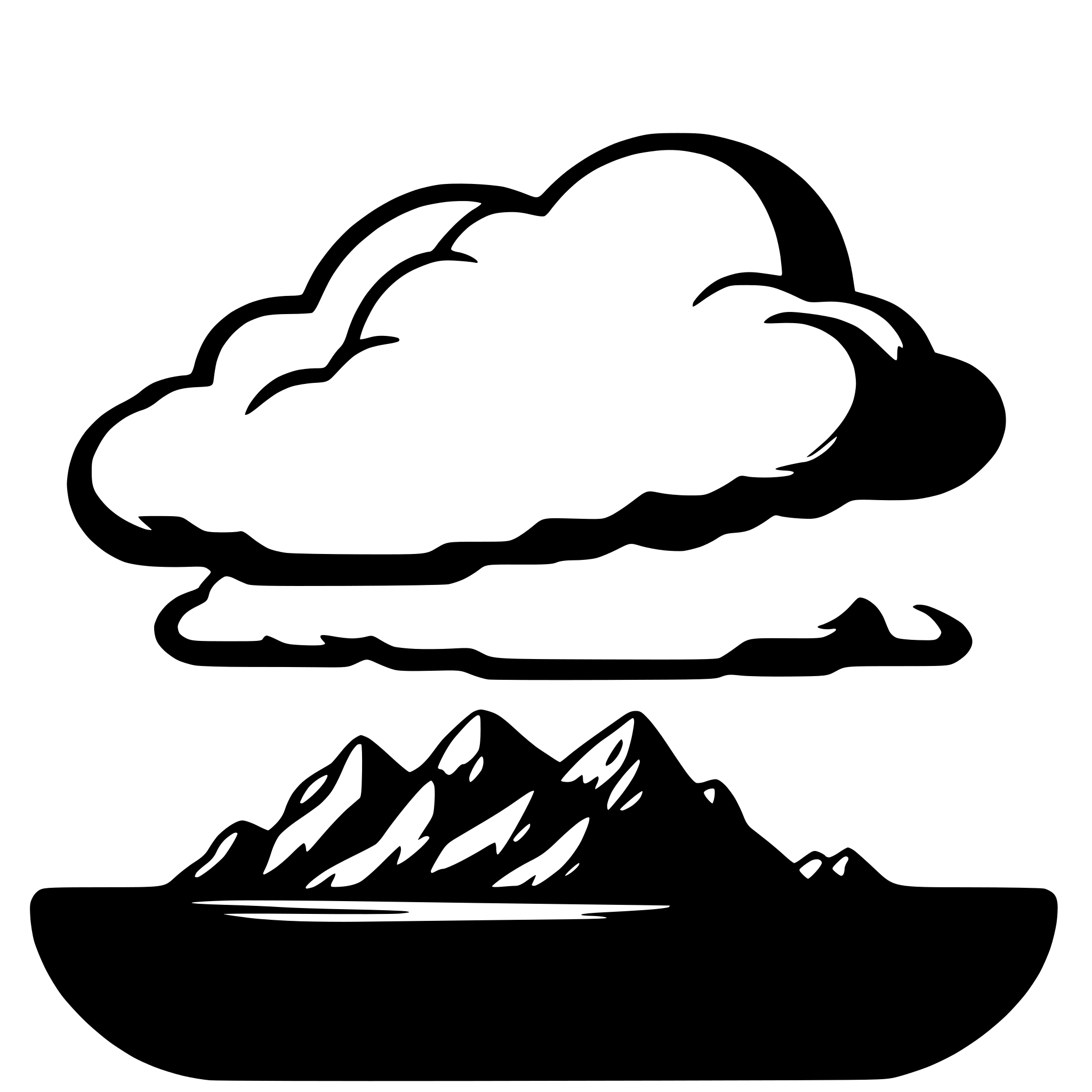 AI-generated SVG of a cloud request aprroval