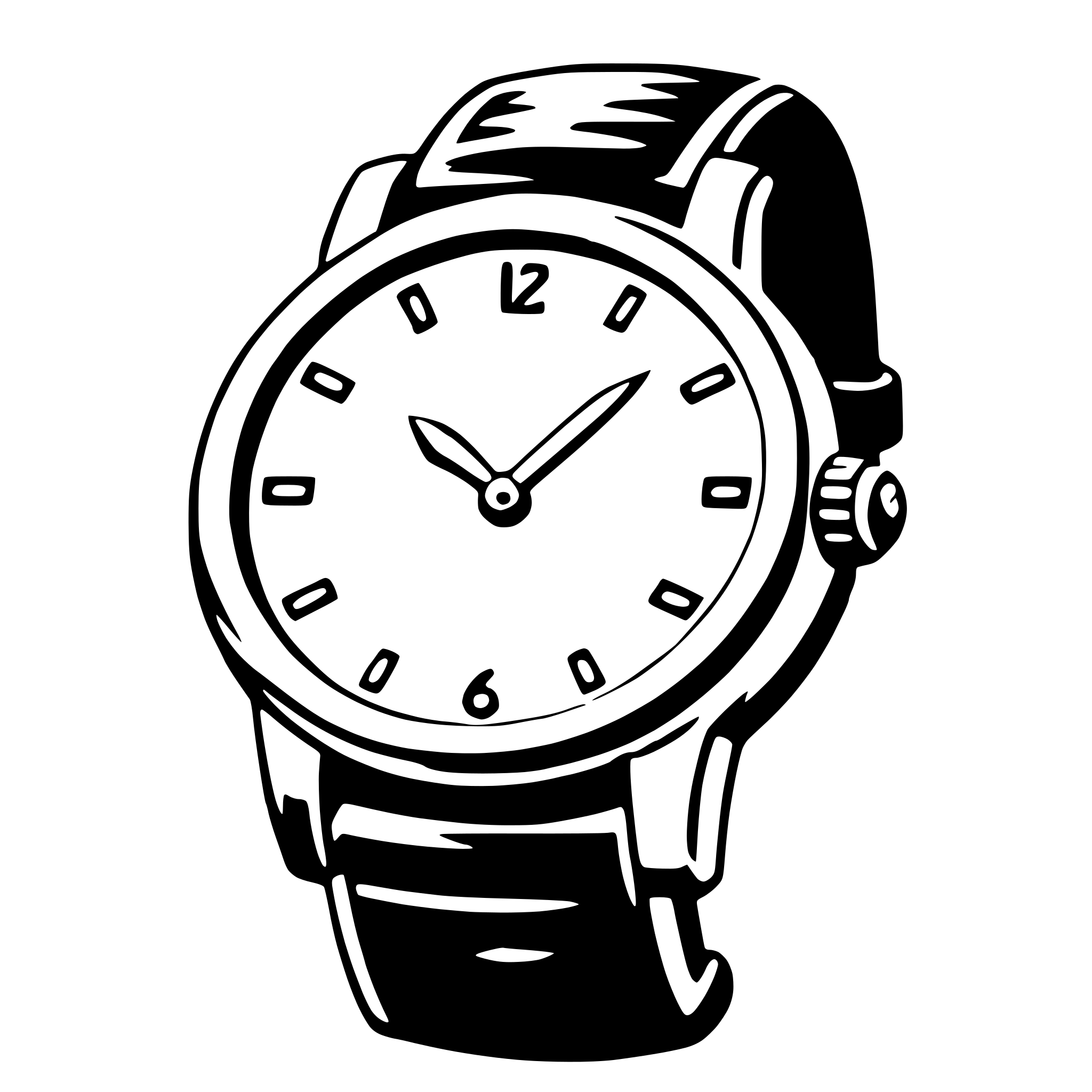 AI-generated SVG of a watchband