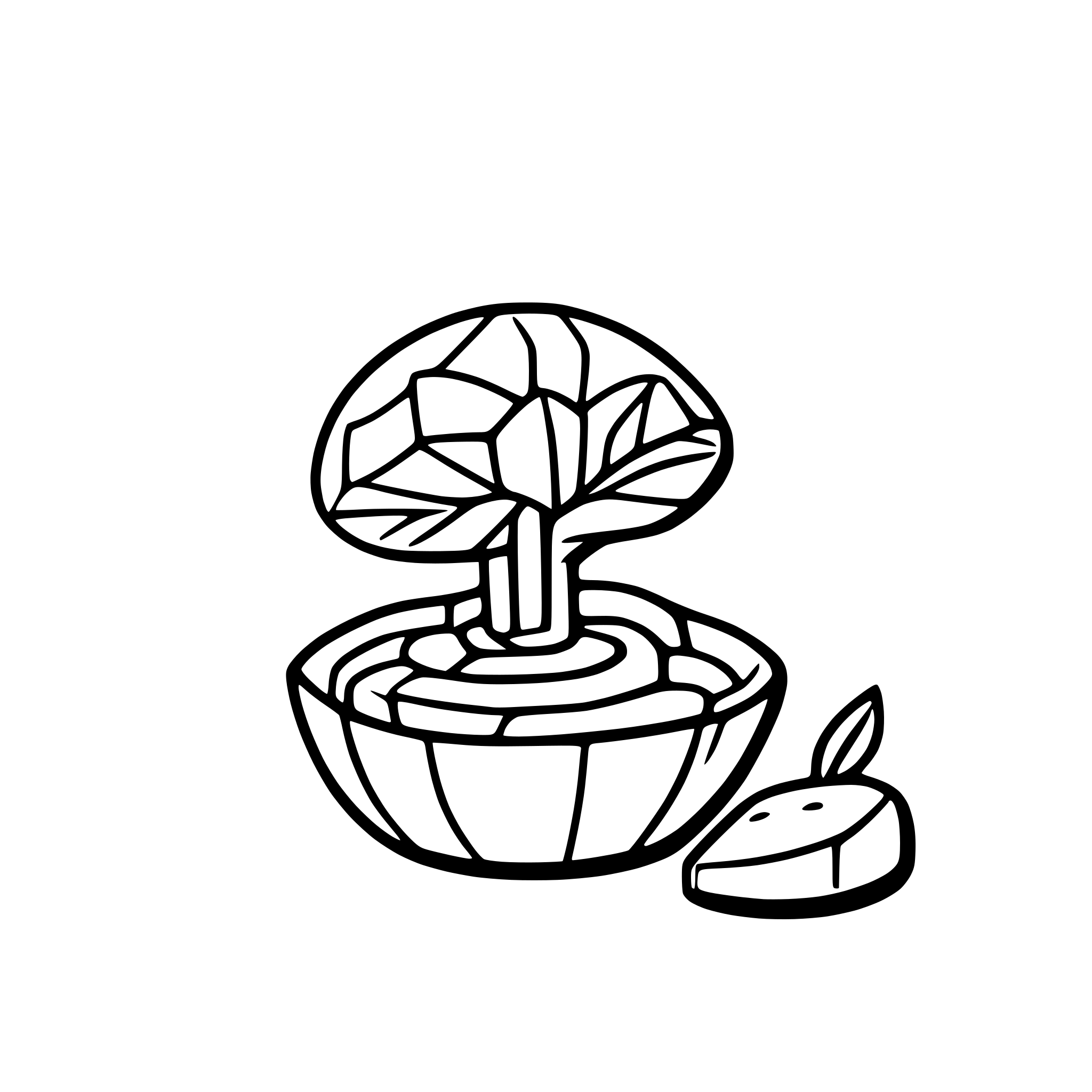 AI-generated SVG of a kanelbulle