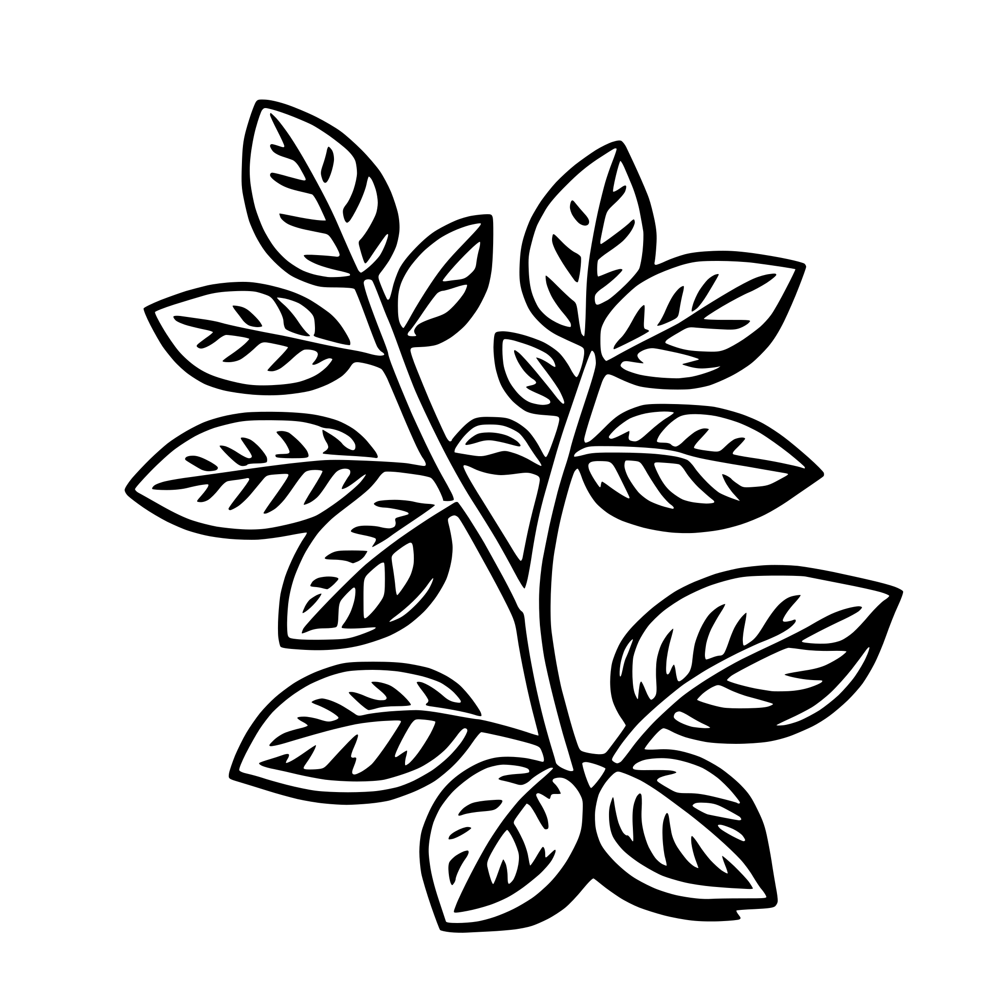 AI-generated SVG of a oregano