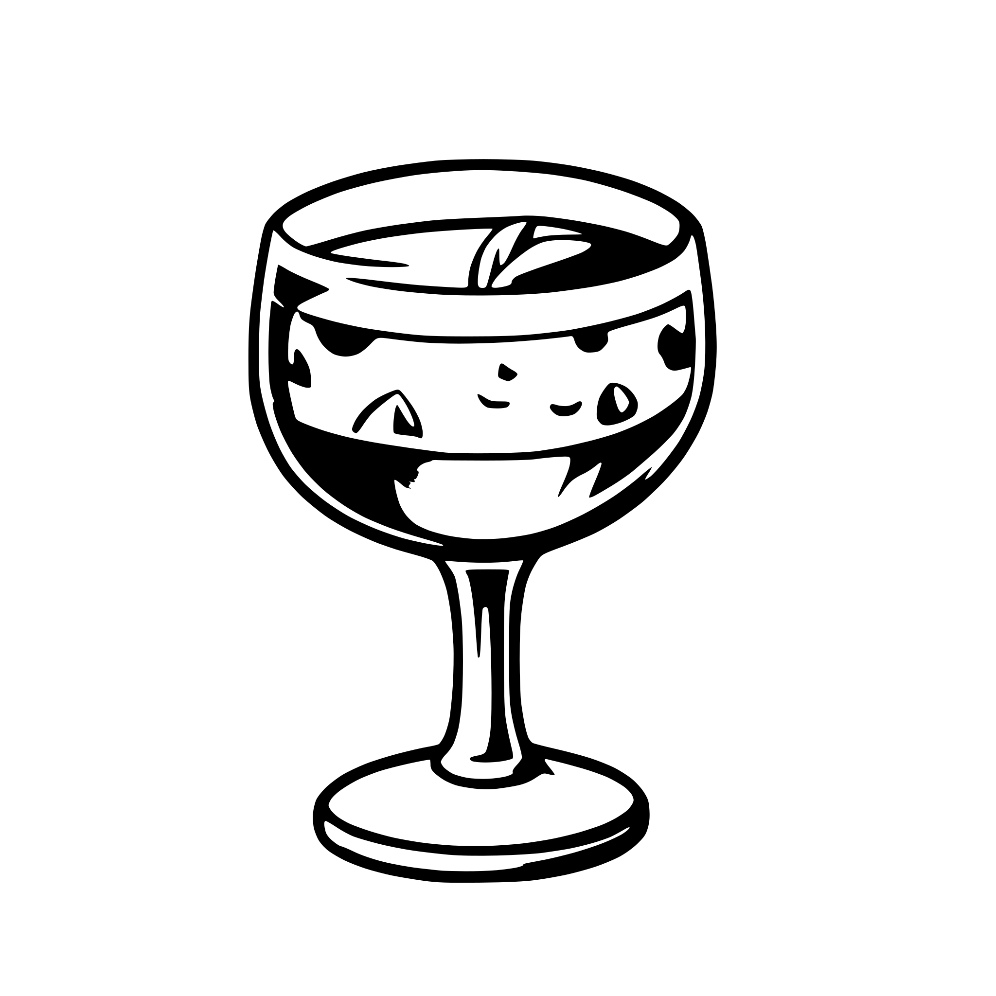AI-generated SVG of 'elegant coupe glass filled with a green liquid'