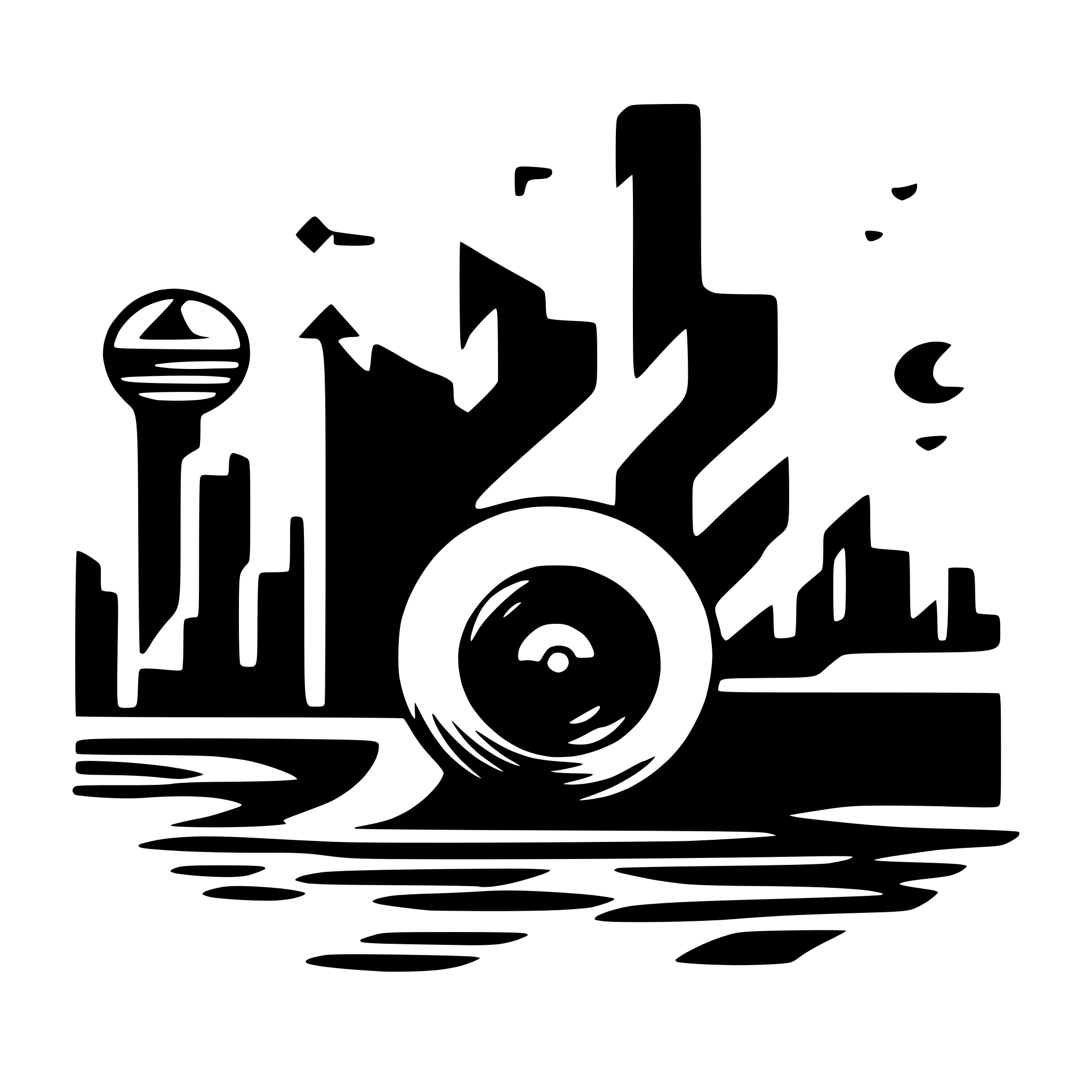 AI-generated SVG of a sound, wave, music simple
