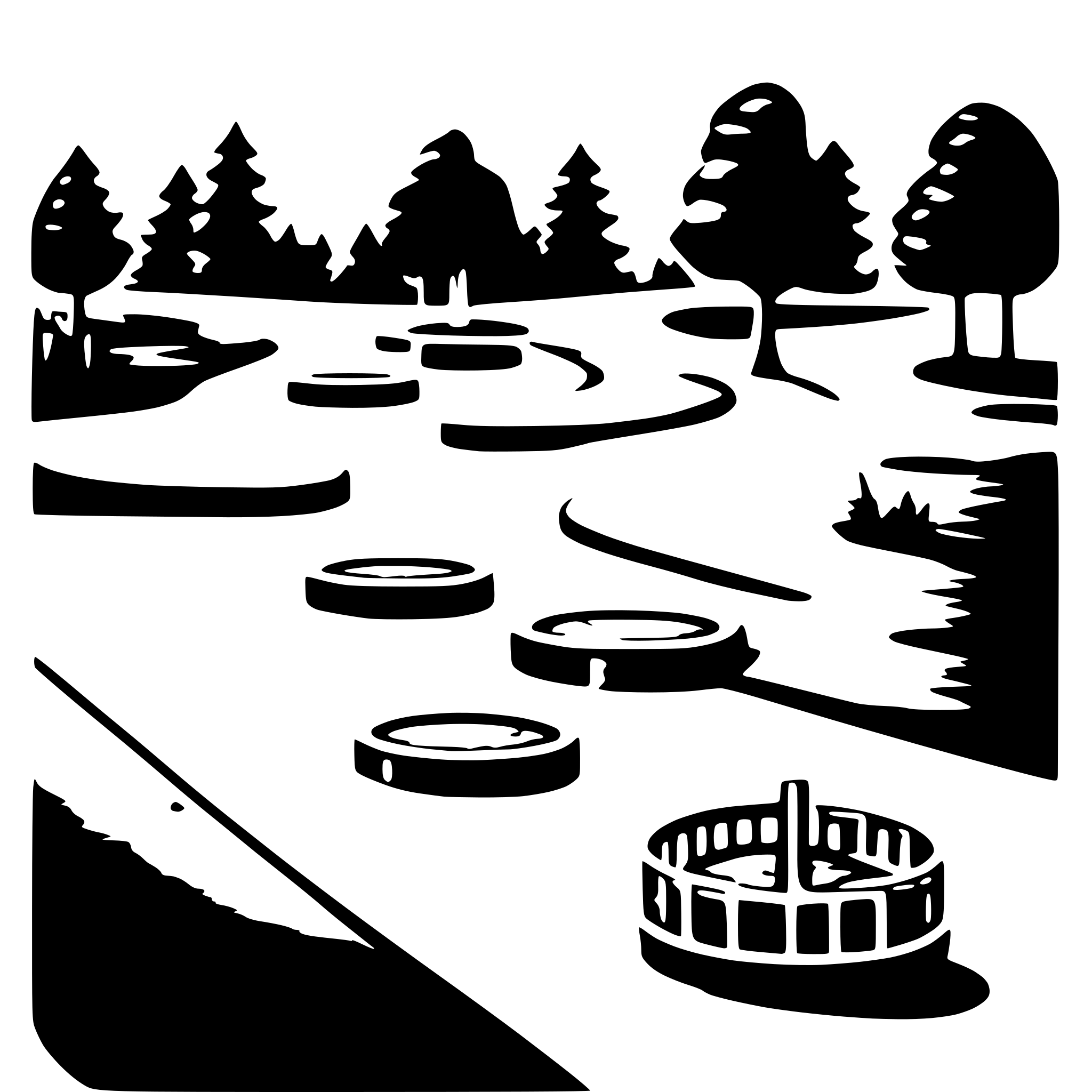 AI-generated SVG of 'discgolf basket lines only'
