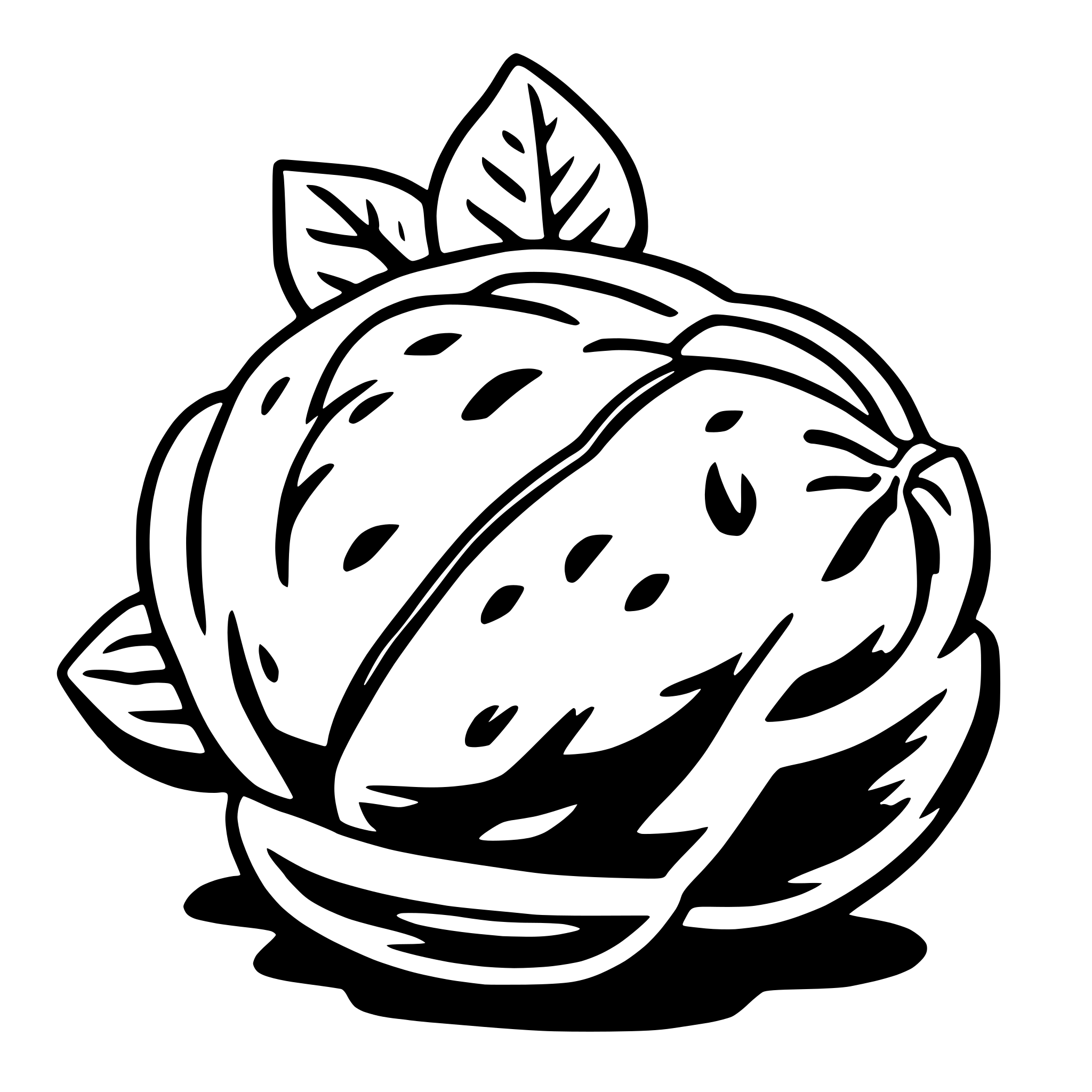 AI-generated SVG of a brussels sprout