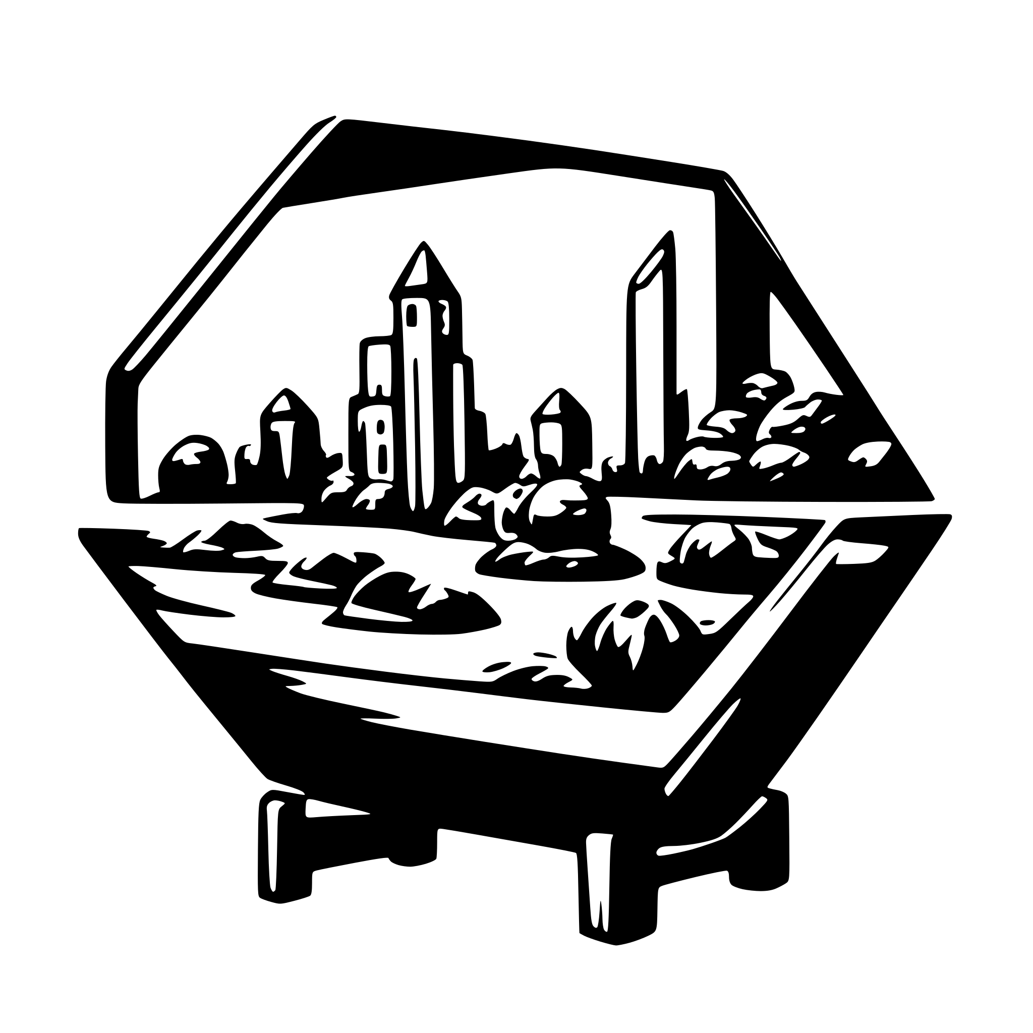 AI-generated SVG of a Simulation Framework