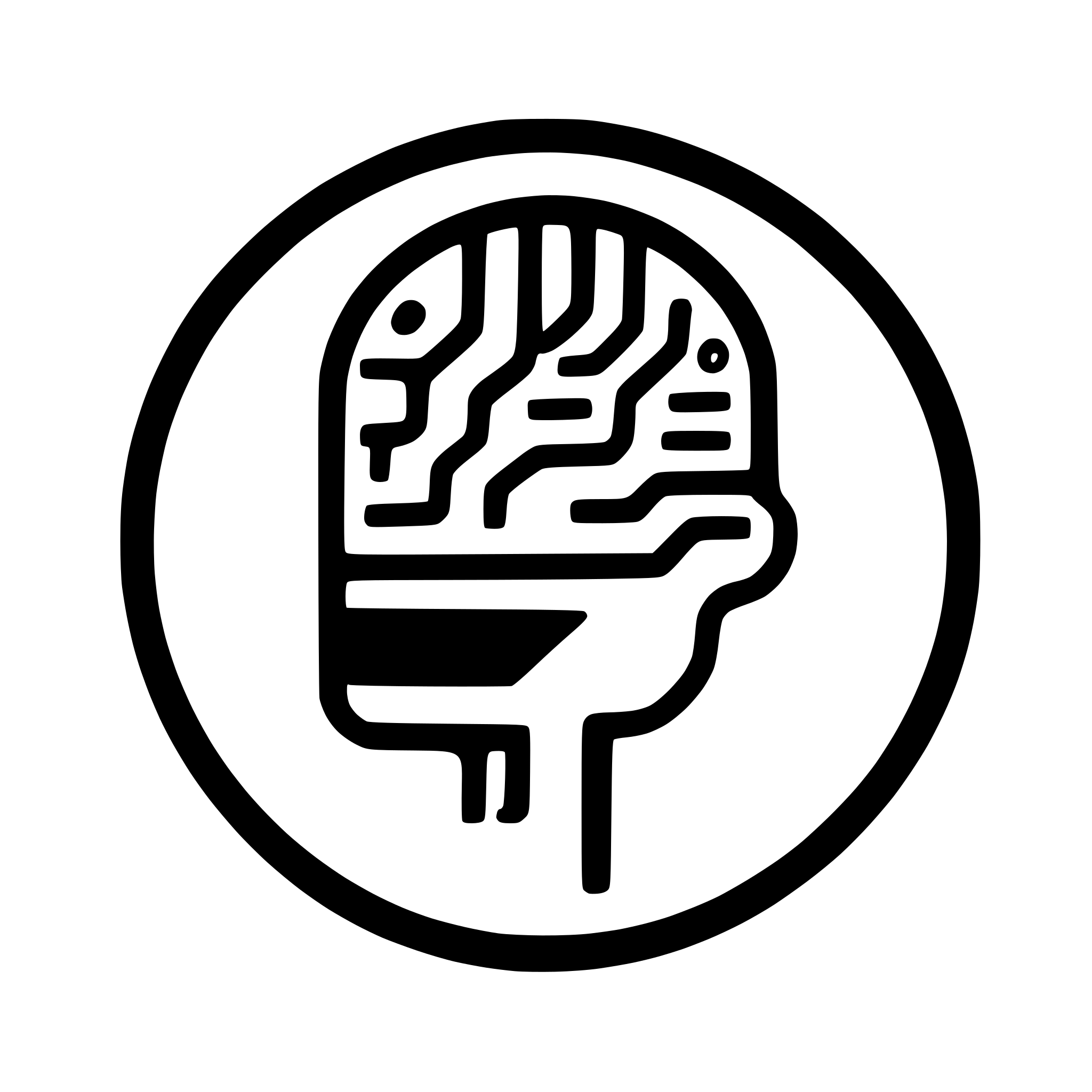 AI-generated SVG of a a circuit brain
