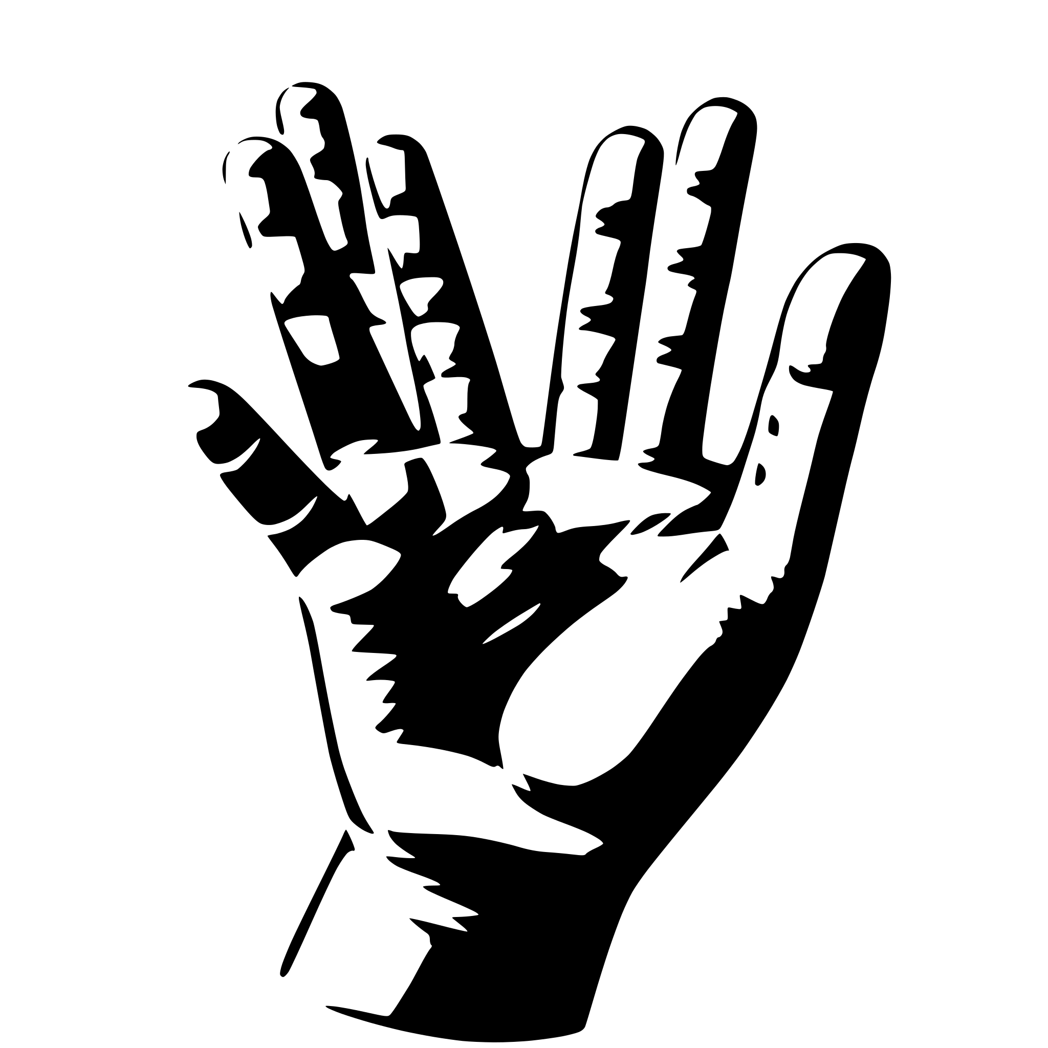 AI-generated SVG of 'music hands'