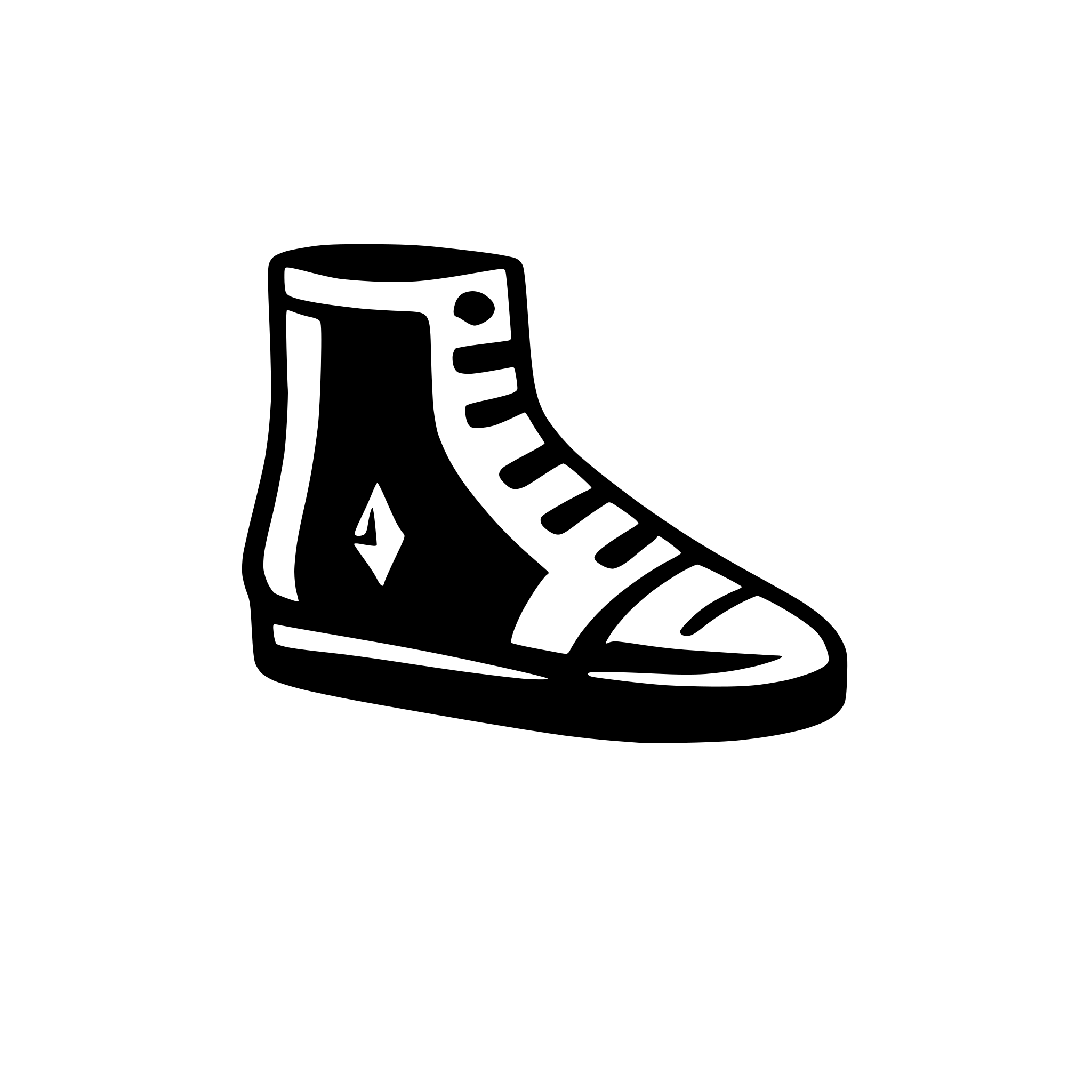 AI-generated SVG of a shoe medieval