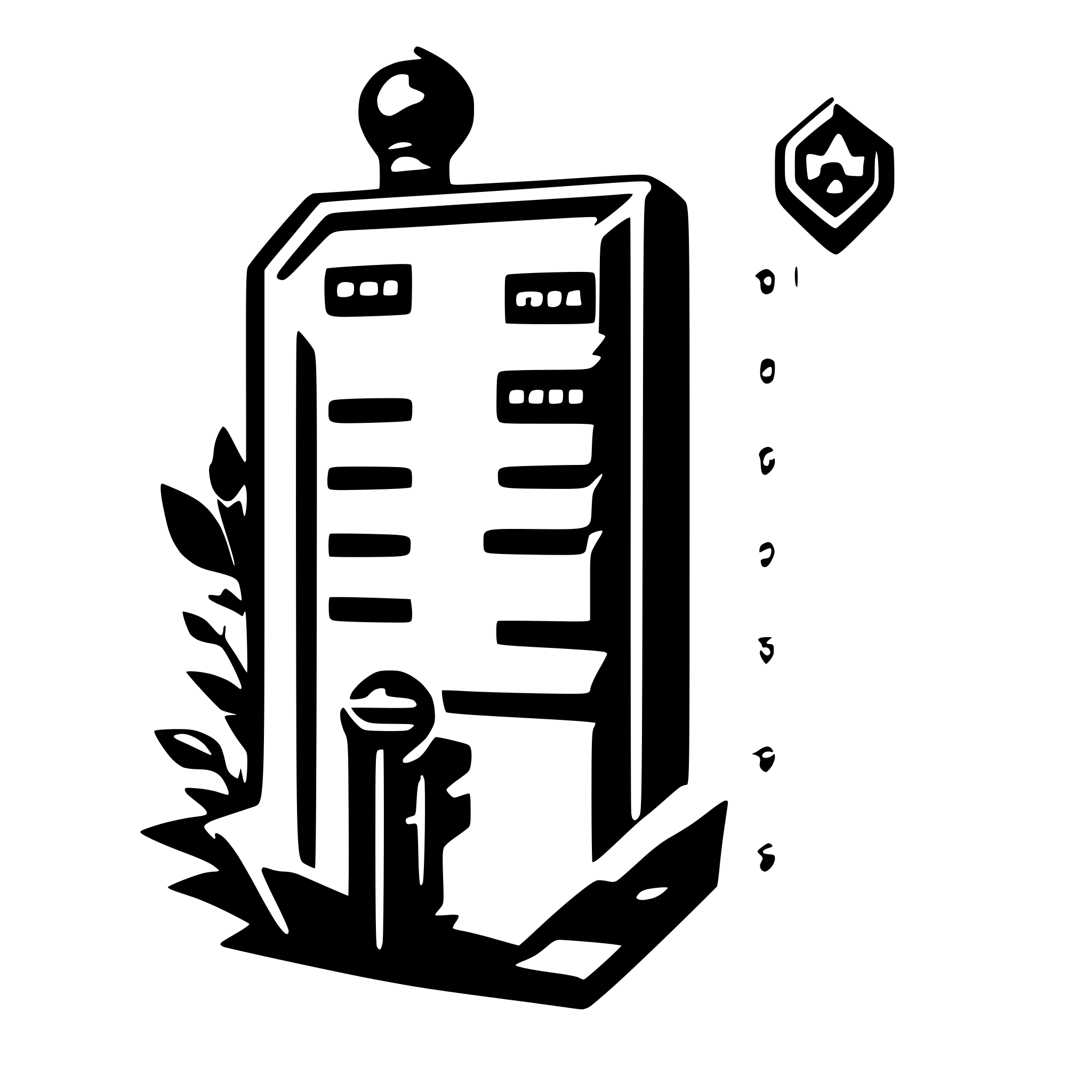 AI-generated SVG of 'Futuristic quest list'