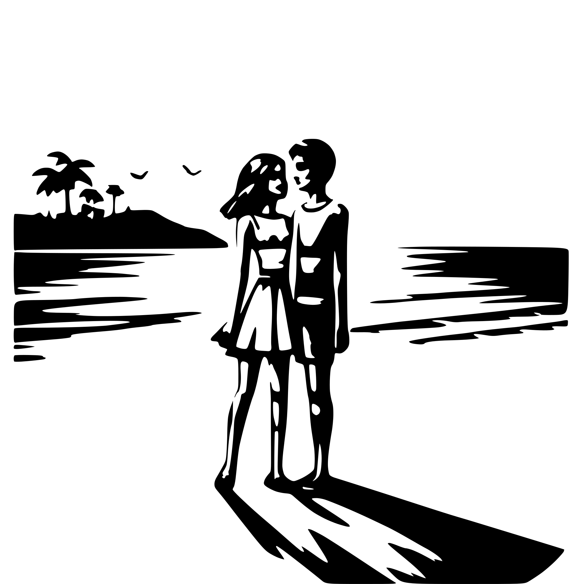 AI-generated SVG of a a young couple on sunrise in beach