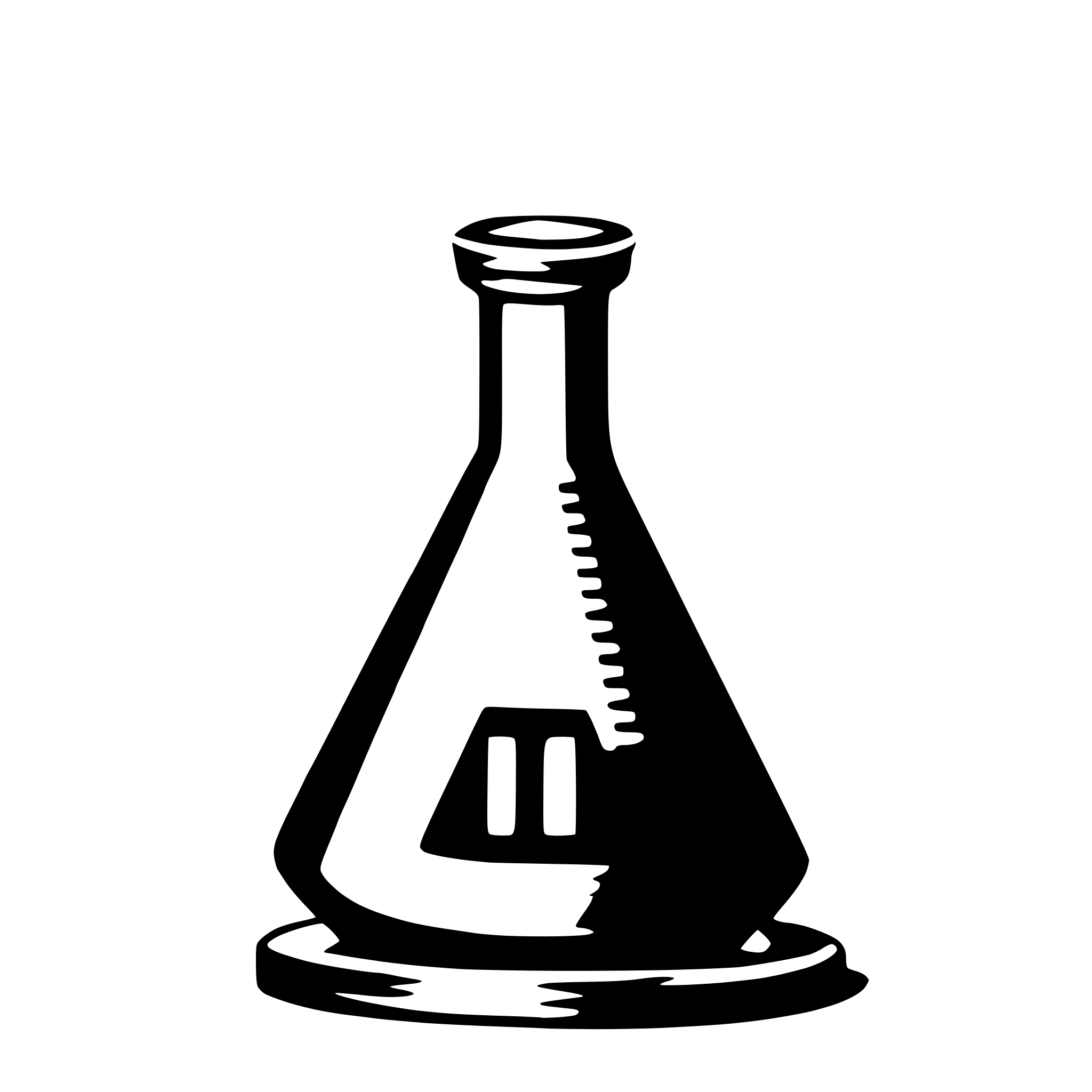 AI-generated SVG of 'erlenmeyer flask'