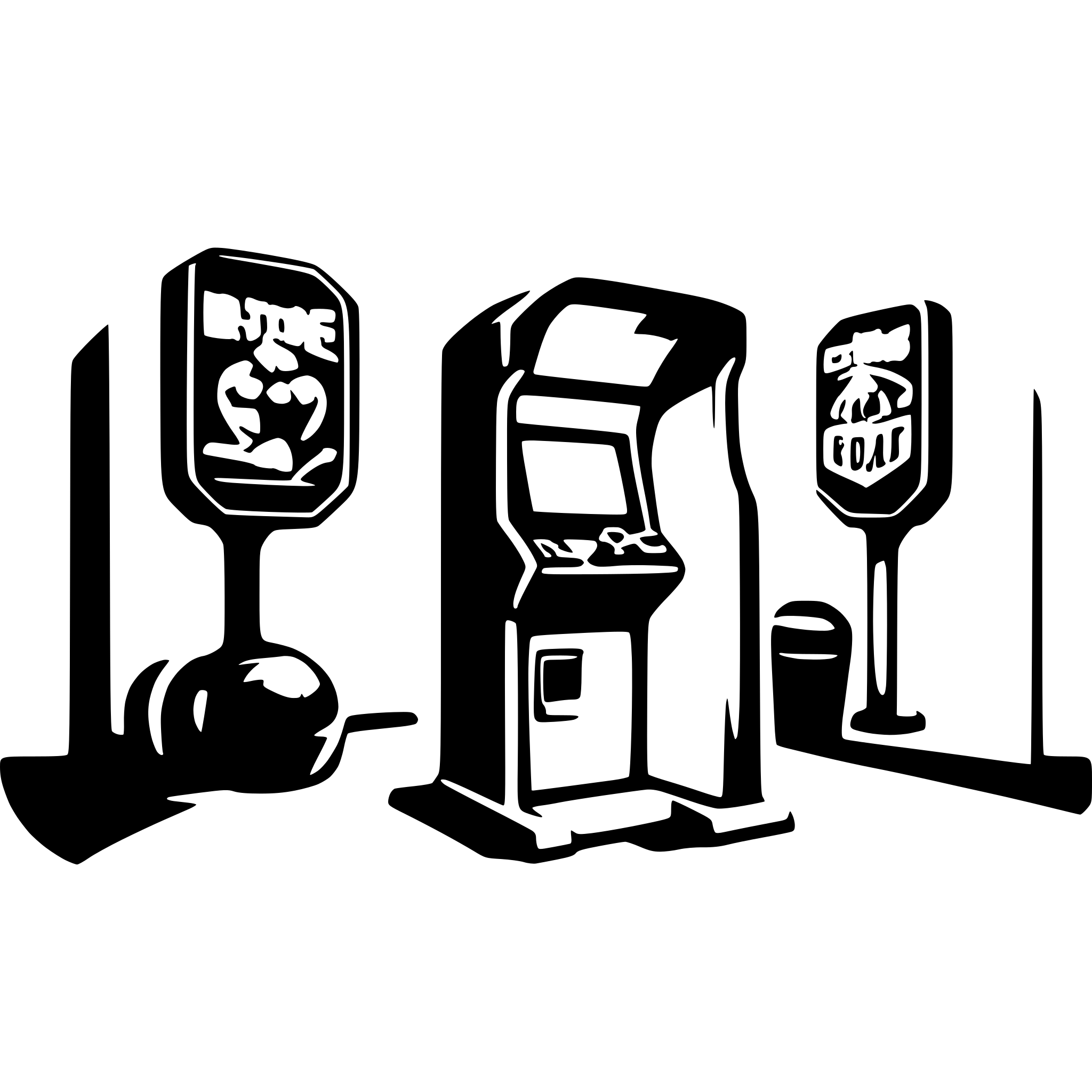 AI-generated SVG of 'gym arcade banner'