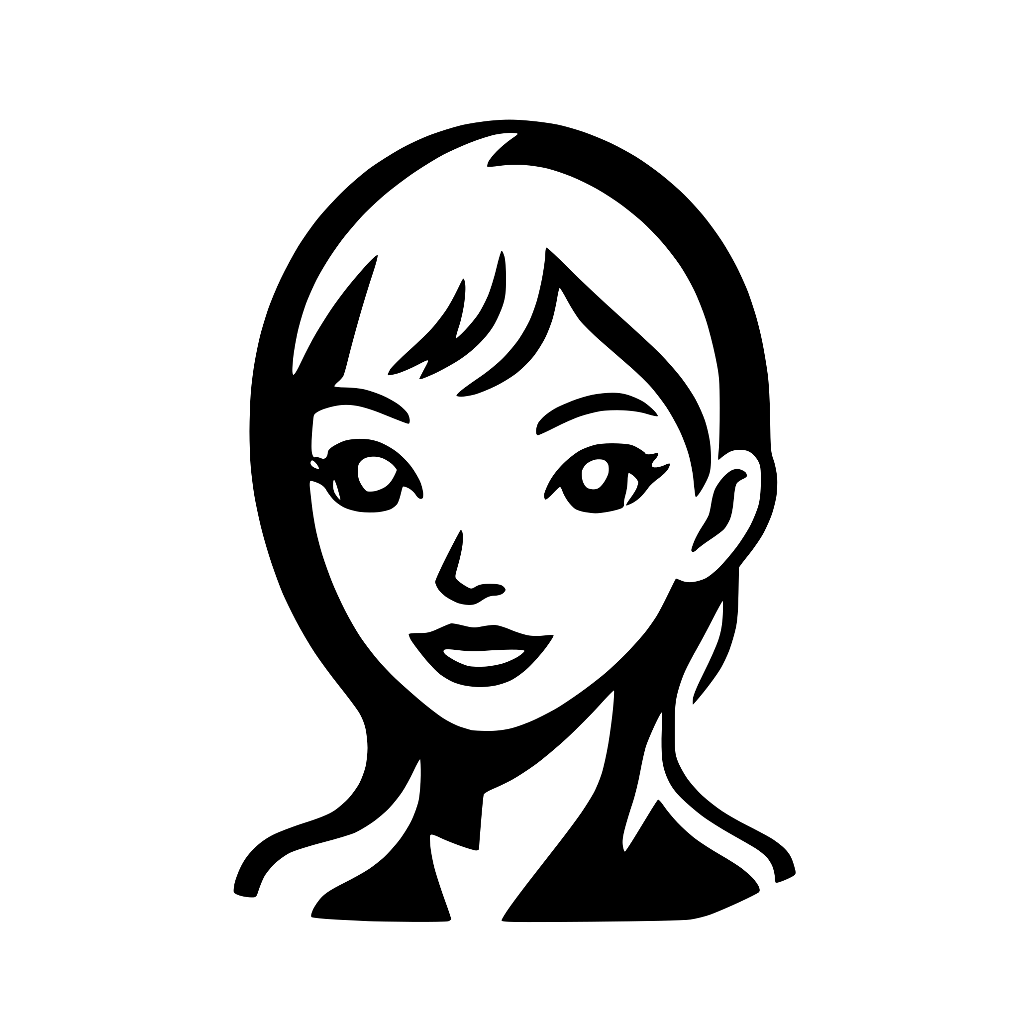 AI-generated SVG of 'closed eye'