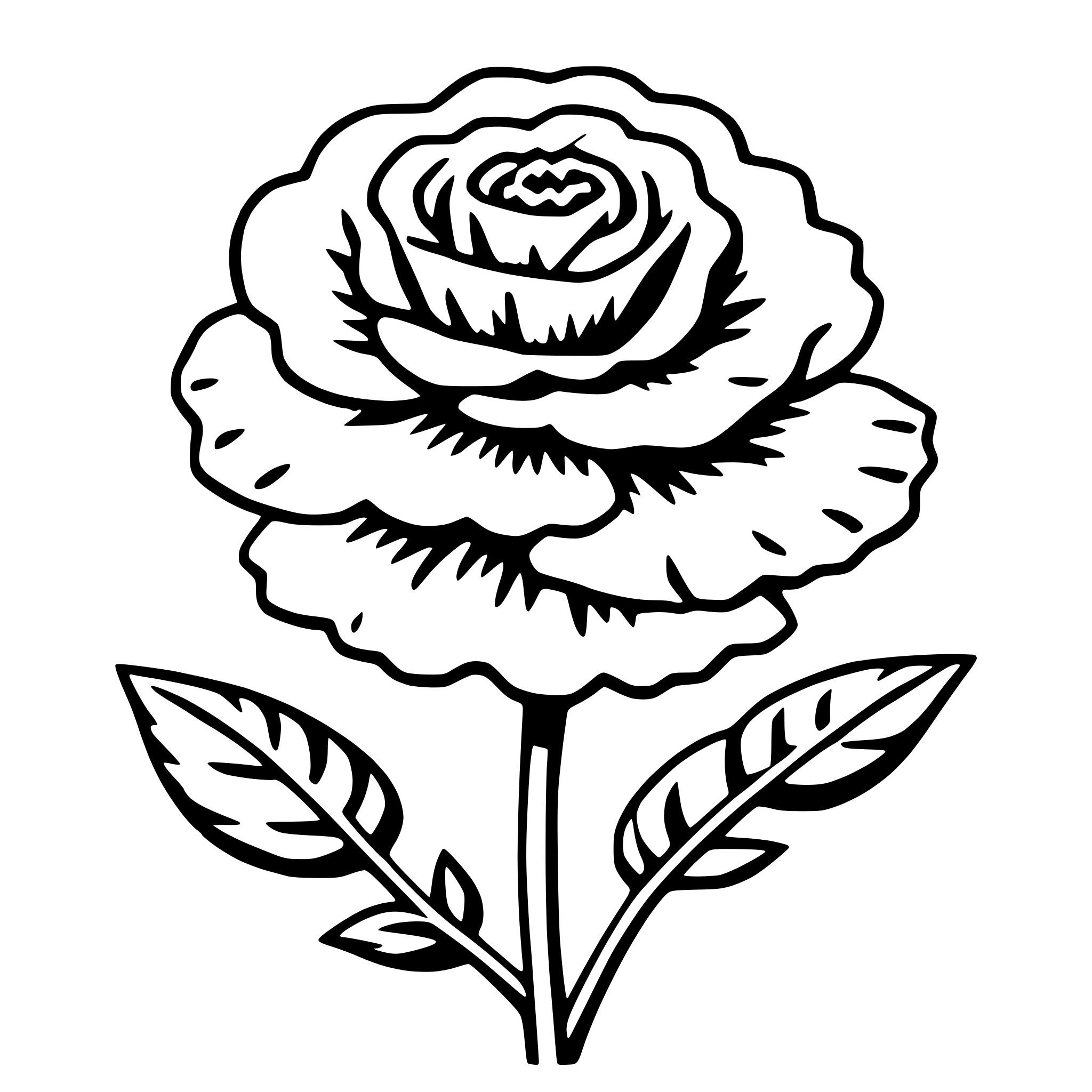 AI-generated SVG of 'carnation'