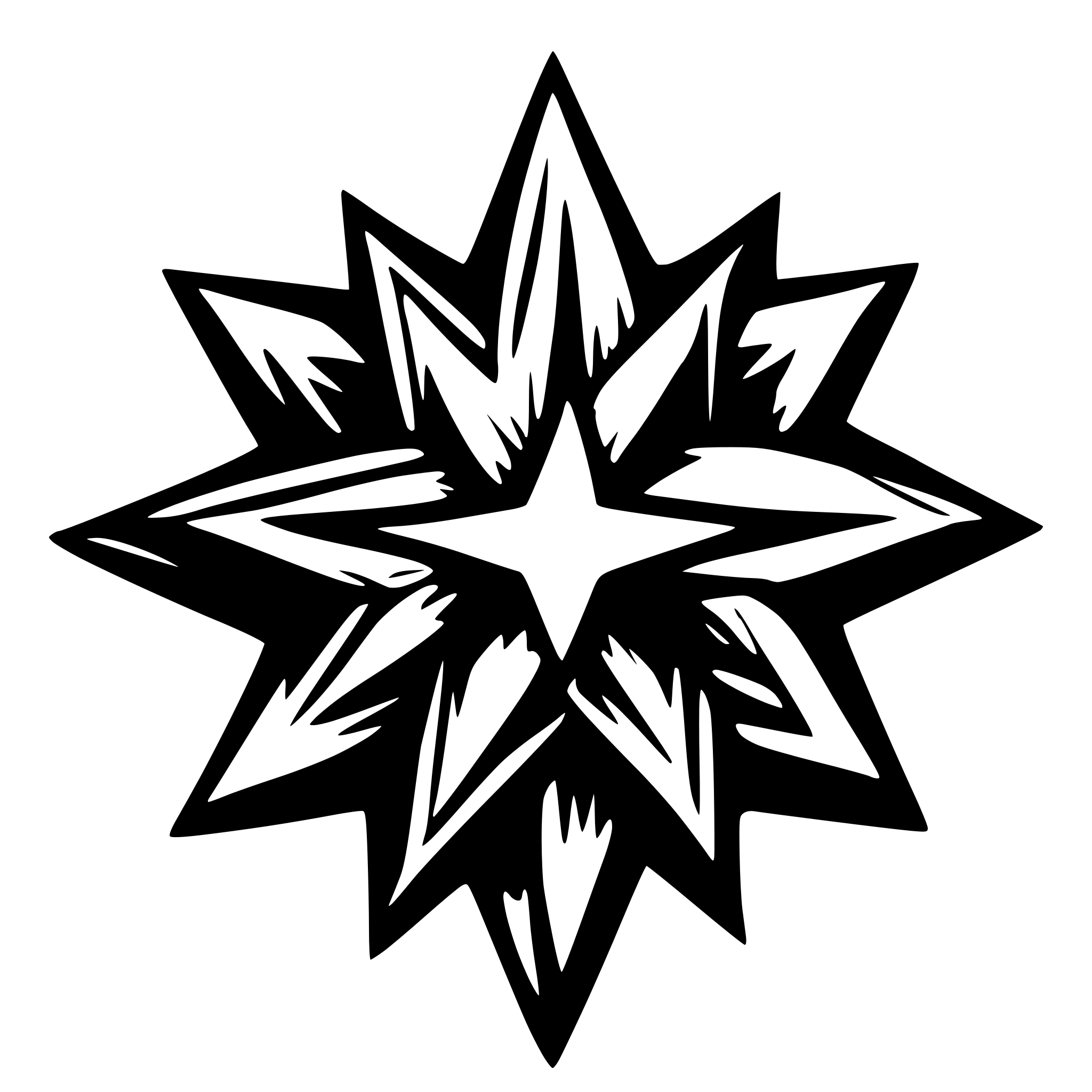 AI-generated SVG of a star