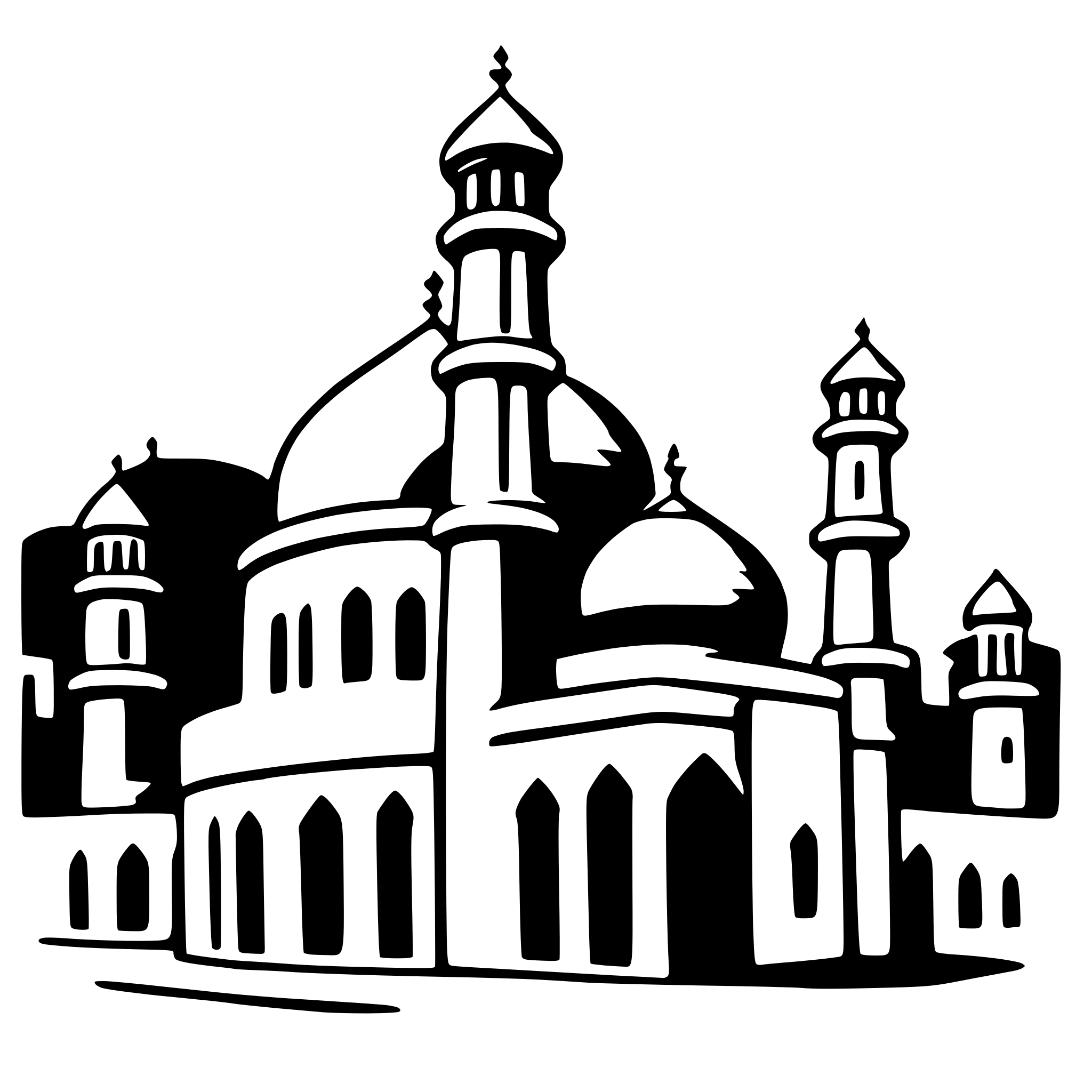 AI-generated SVG of a taj mahal