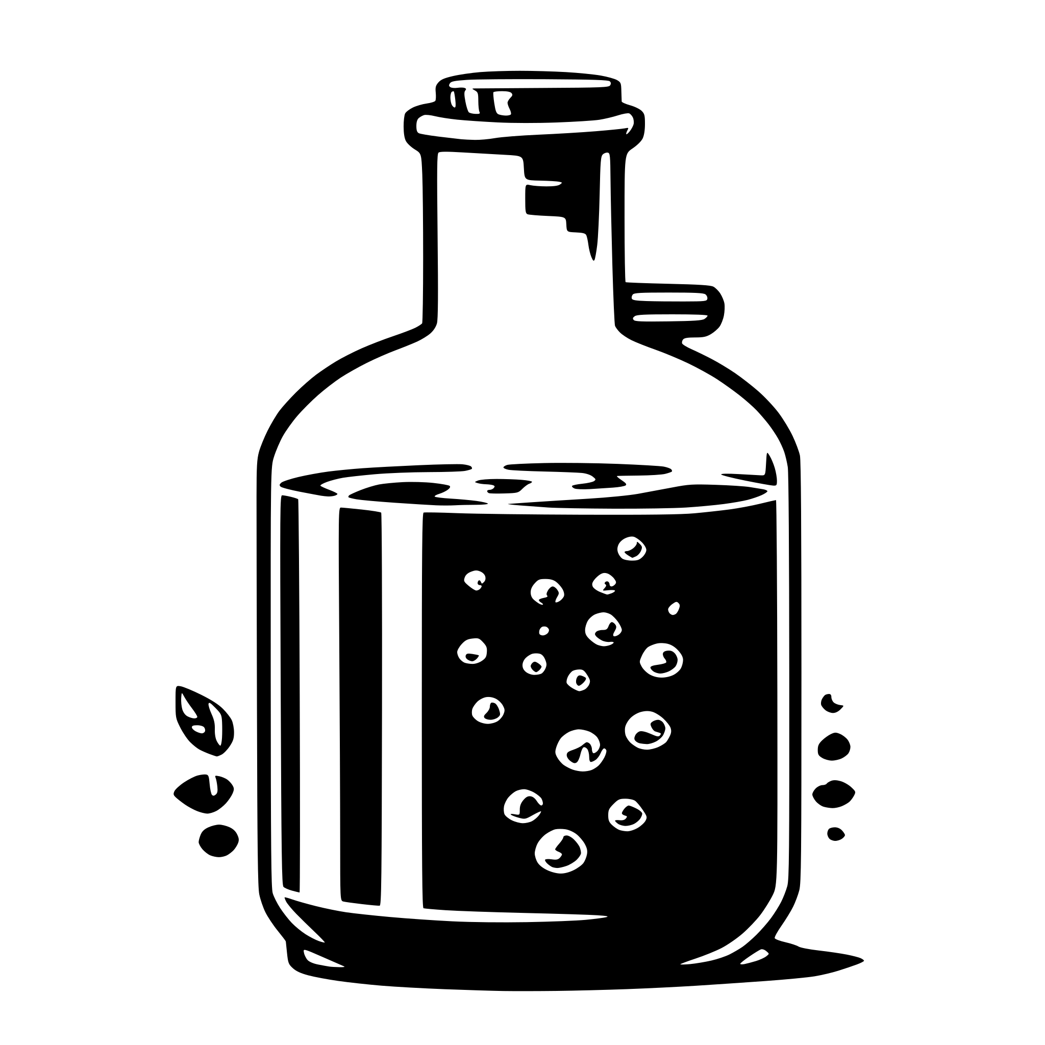 AI-generated SVG of a flask with boiling solution