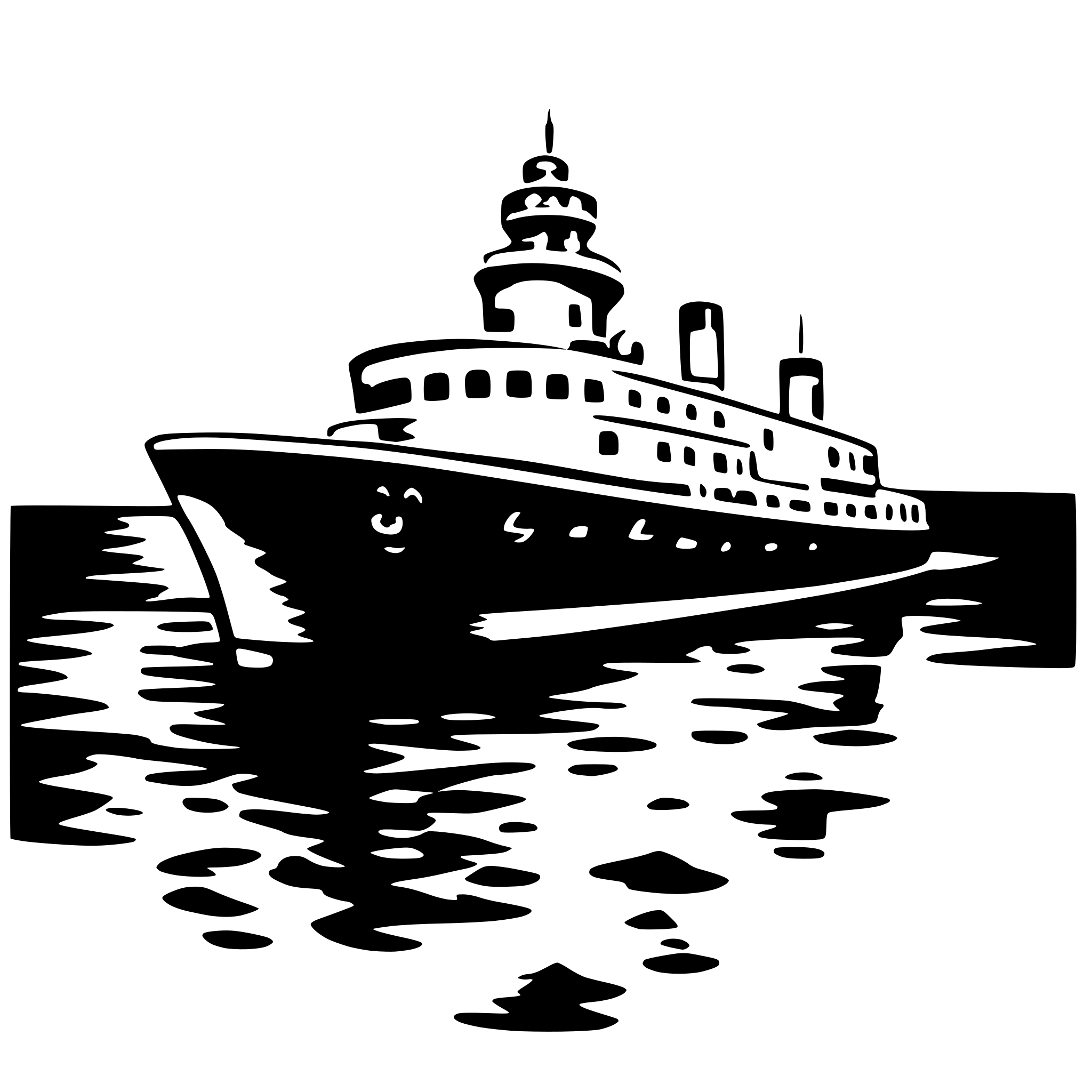 AI-generated SVG of 'schiff'