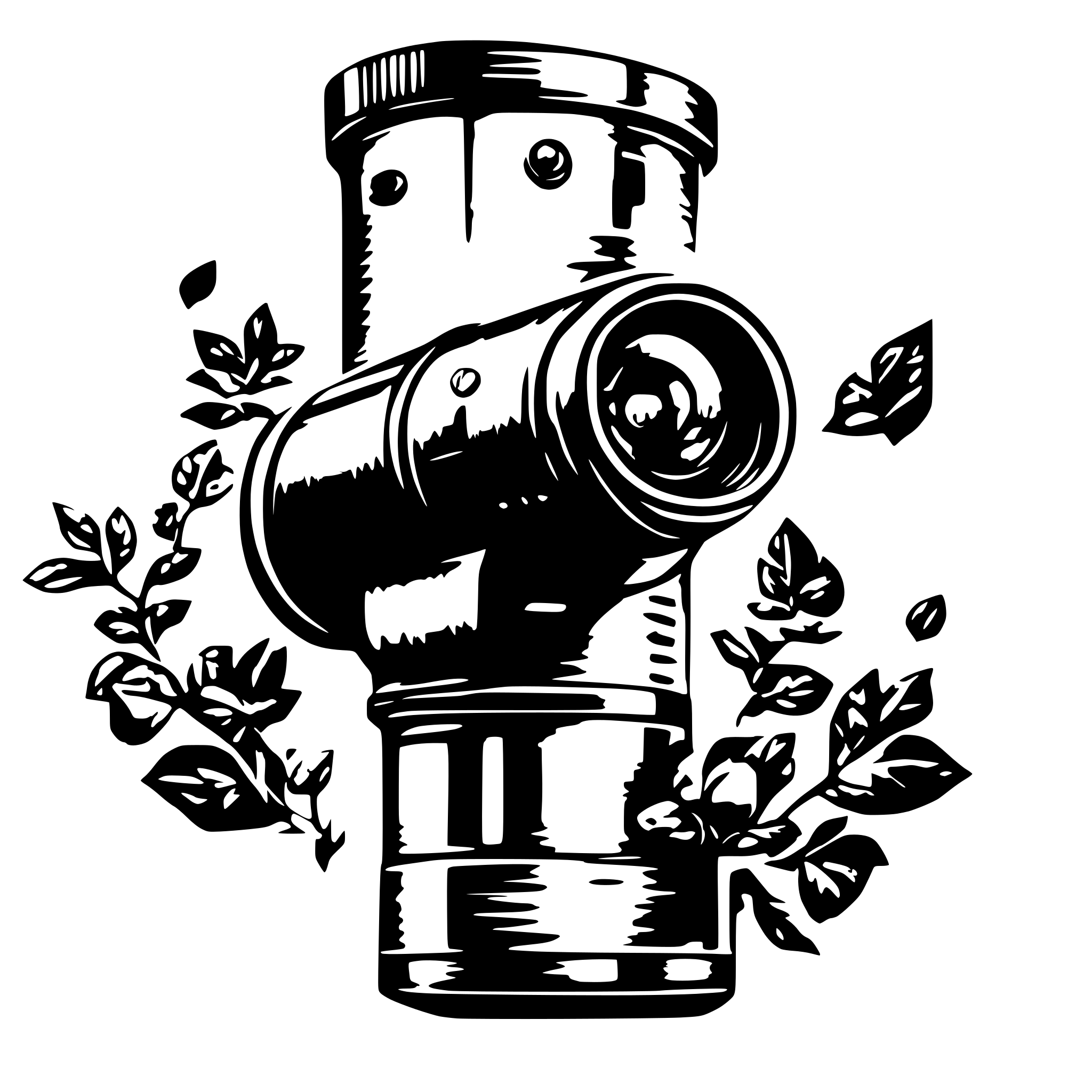 AI-generated SVG of a video surveillance camera